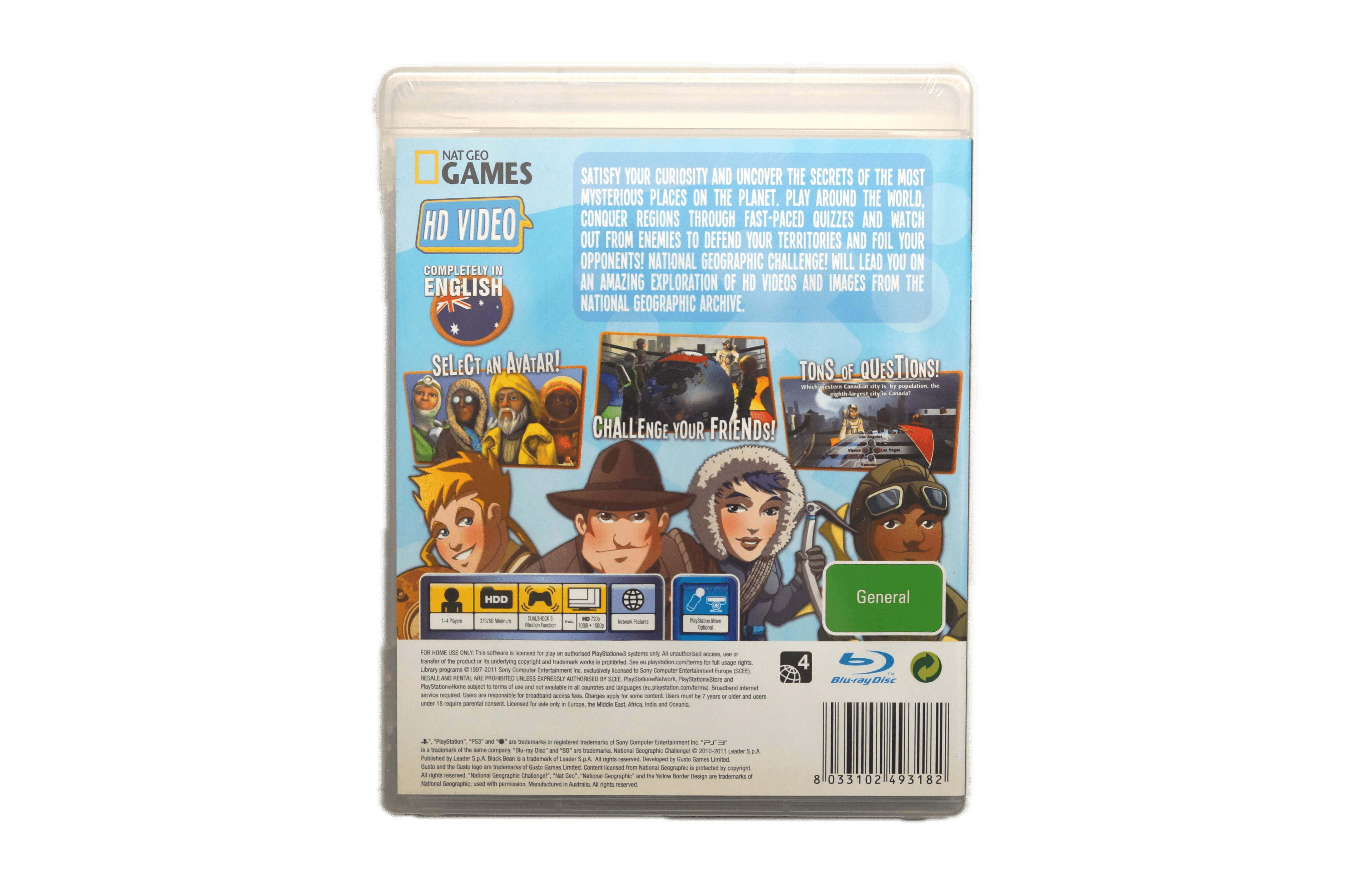 National Geographic Challenge - PS3 Move (Ny)