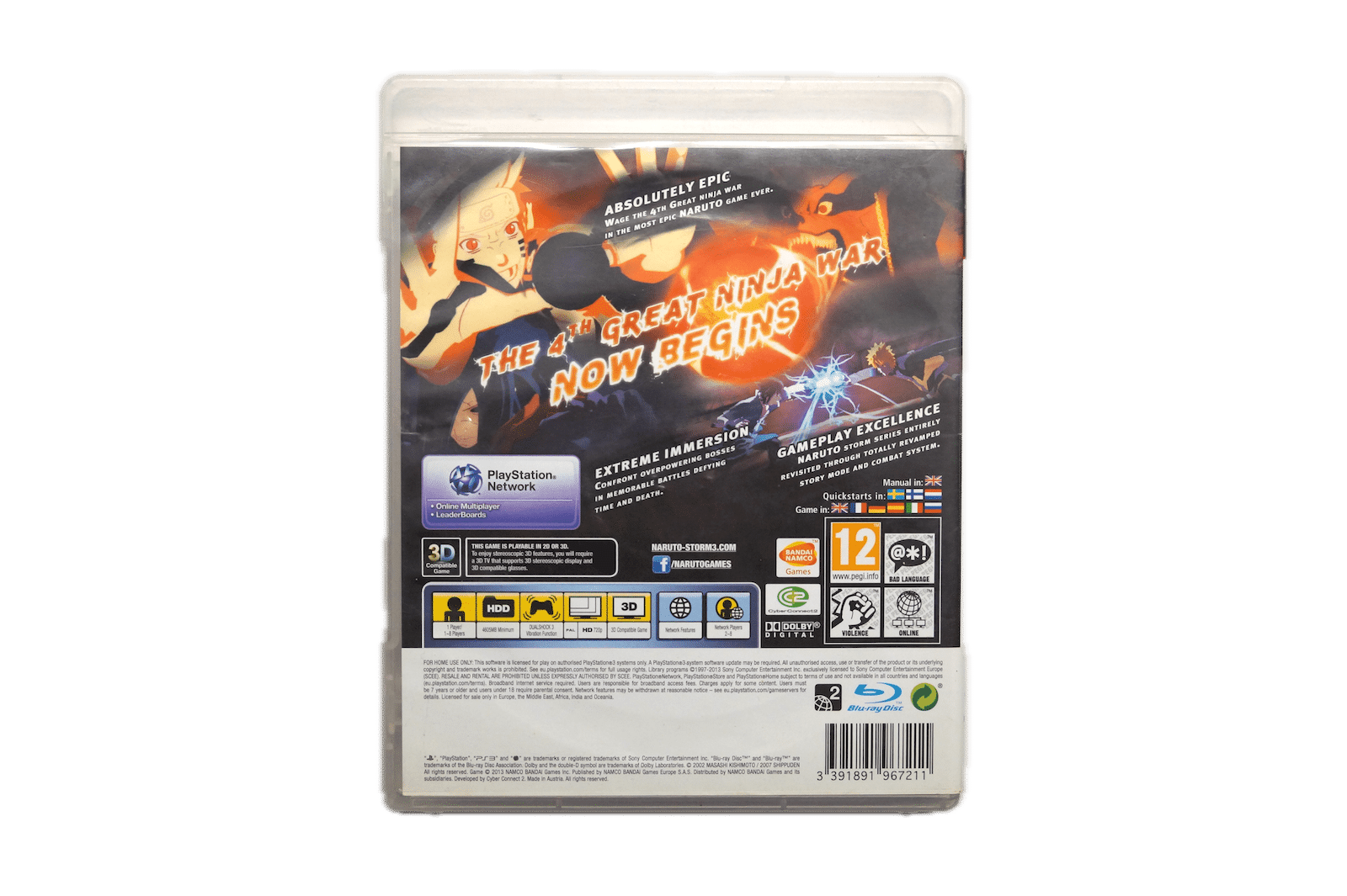 Naruto Shippuden: Ultimate Ninja Storm 3 – PS3 (Brugt)