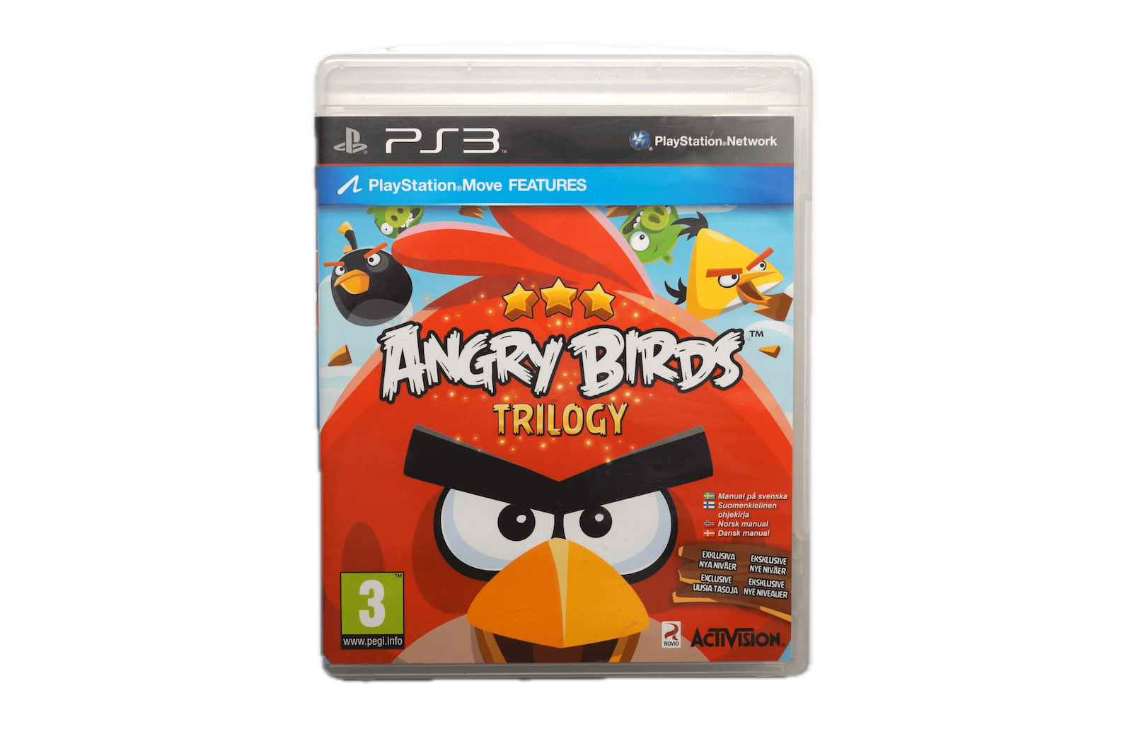 Angry Birds Trilogy – PS3 Move (Brugt) – Front cover