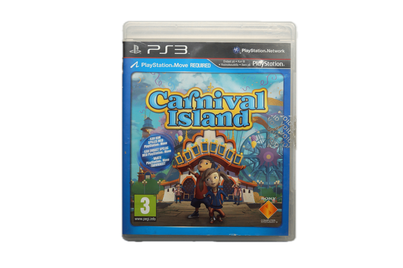 Carnival Island Move - PS3 Move (Brugt) – Alder: PEGI 3 – PlayStation 3 – Front cover