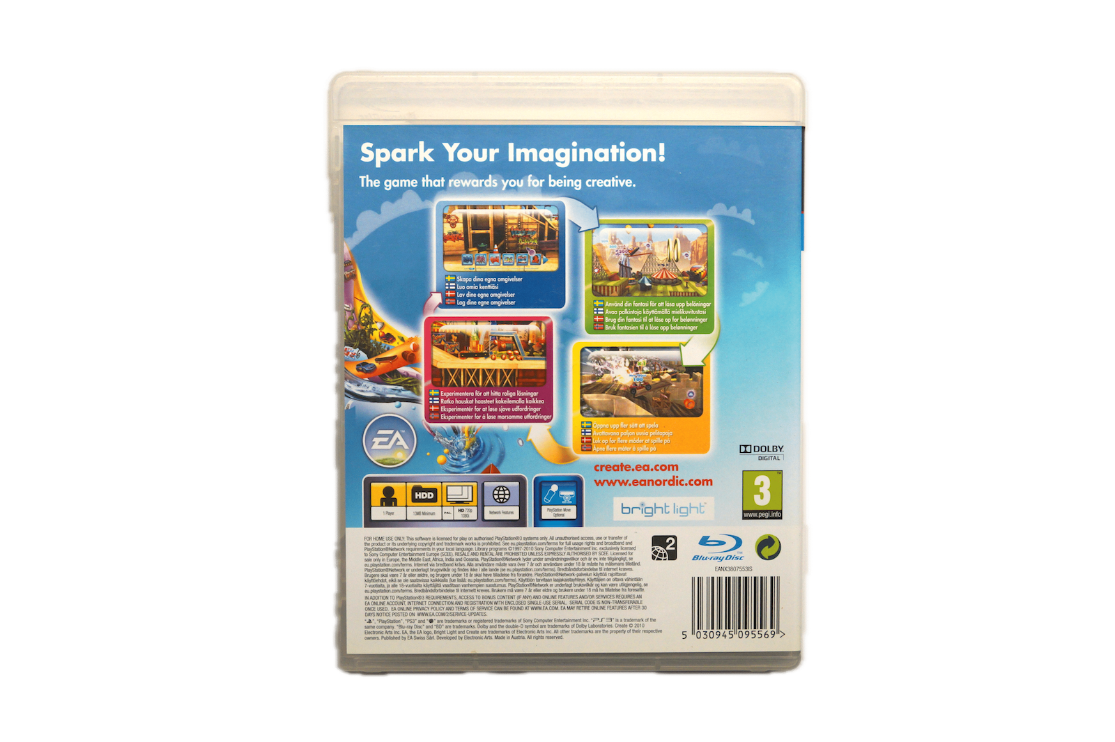 Create - PS3 Move (Brugt) – Back cover