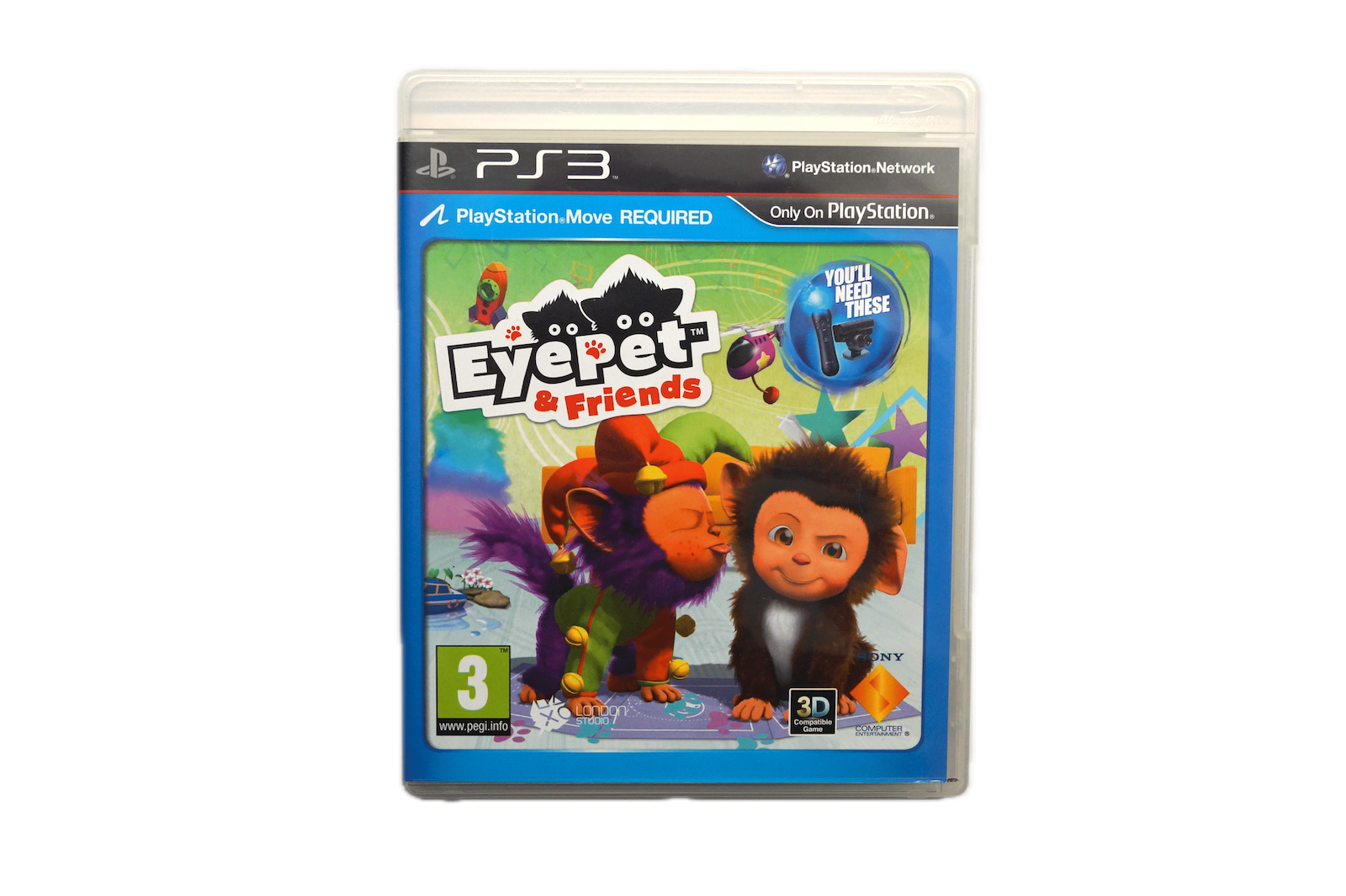 EyePet & Friends - PS3 Move (Brugt) – Alder: PEGI 3 – PlayStation 3 – Front cover