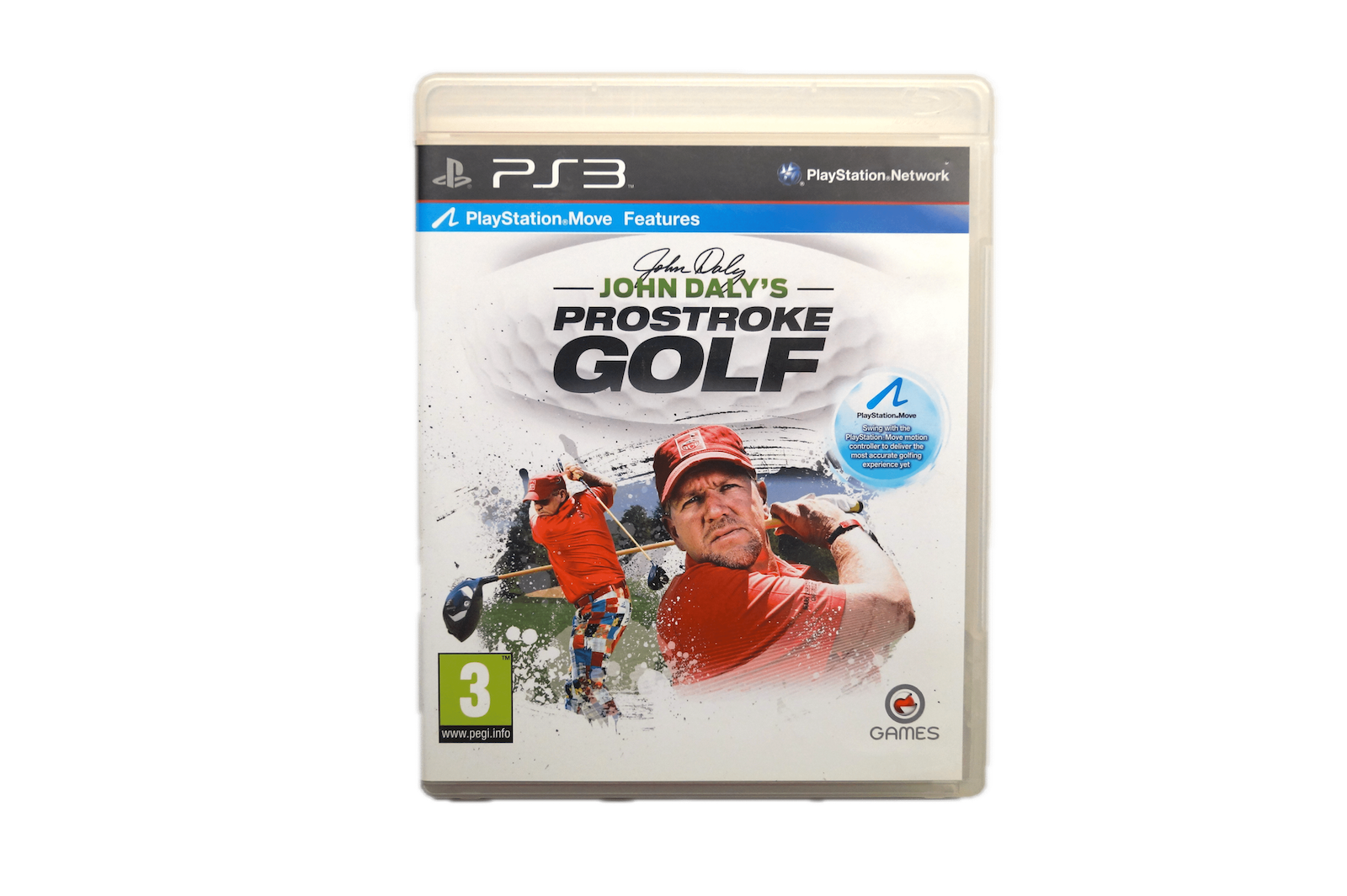 John Daly’s ProStroke Golf – PS3 Move (Brugt) – Front cover