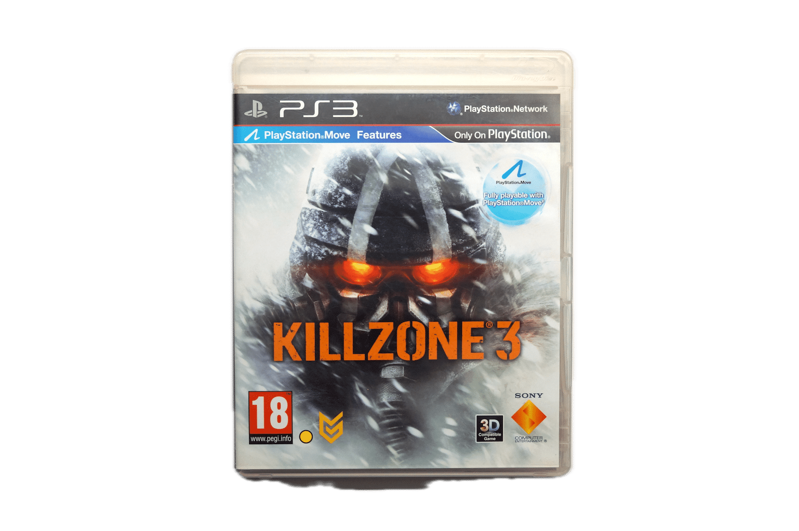 Killzone 3 – PS3 Move (Brugt) – Alder: PEGI 18 – PlayStation 3 – Front cover