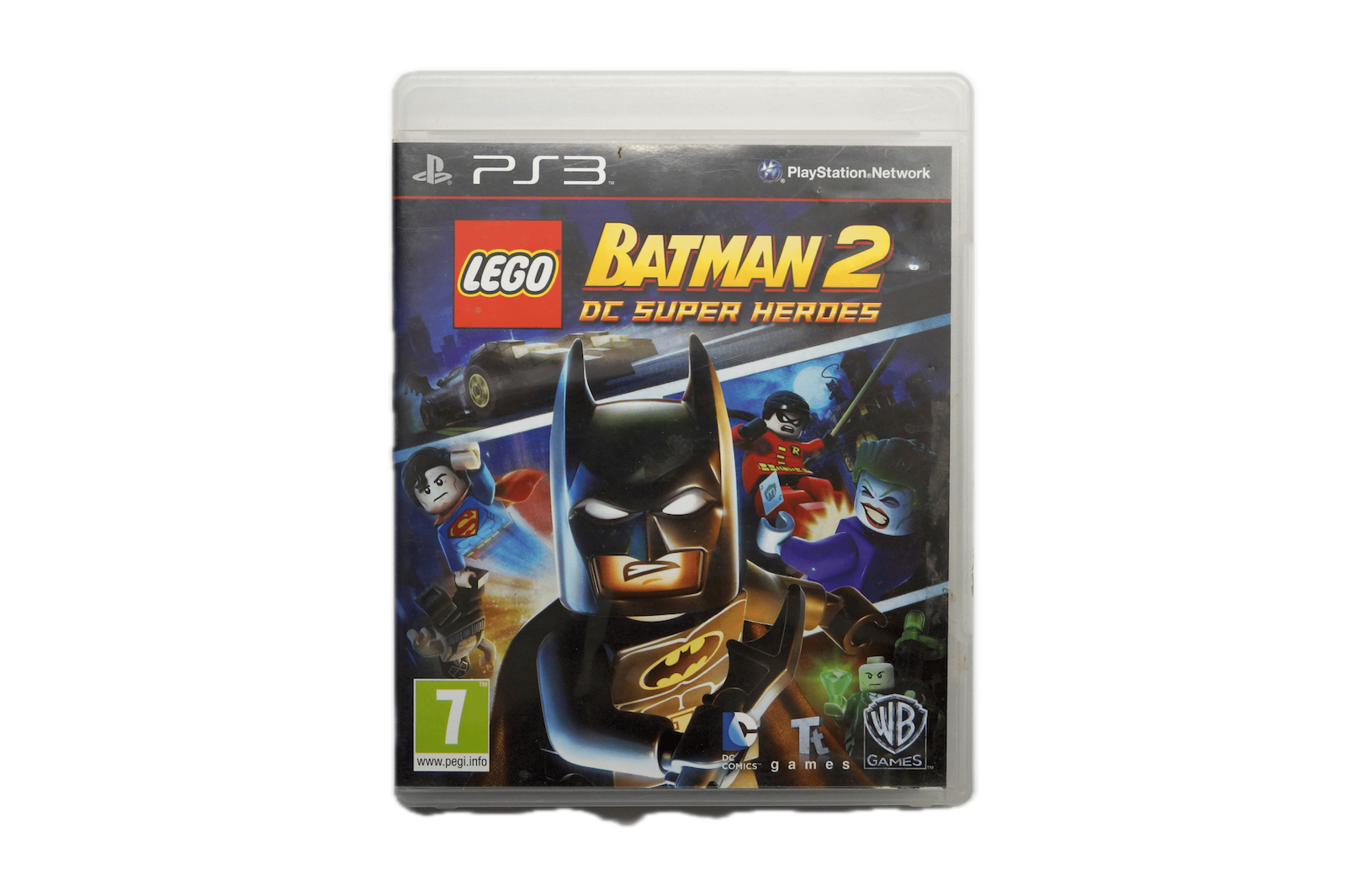 LEGO Batman 2: DC Super Heroes - PS3 (Brugt) – Alder: PEGI 7 – PlayStation 3 – Front cover