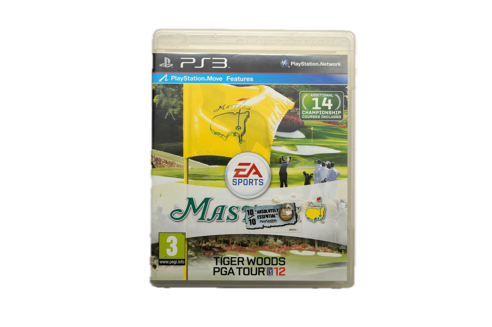 Masters Tiger Woods PGA Tour 12 - PS3 Move (Brugt) – Front cover