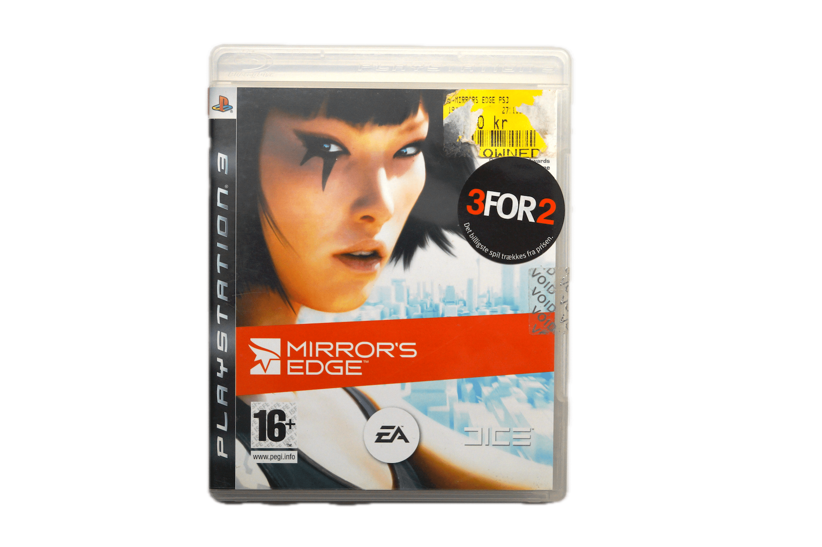 Mirror's Edge - PS3 (Brugt) – Alder: PEGI 16 – PlayStation 3 – Front cover