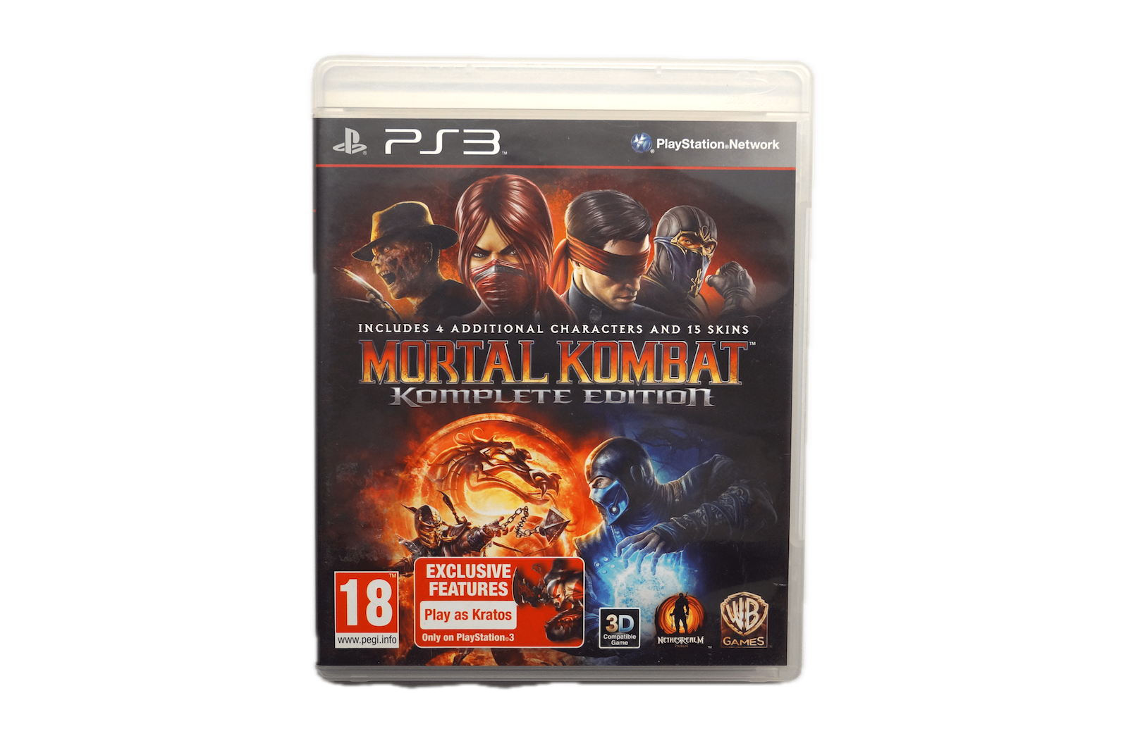 Mortal Kombat Komplete Edition - PS3 (Brugt) – Alder: PEGI 18 – PlayStation 3 – Front cover