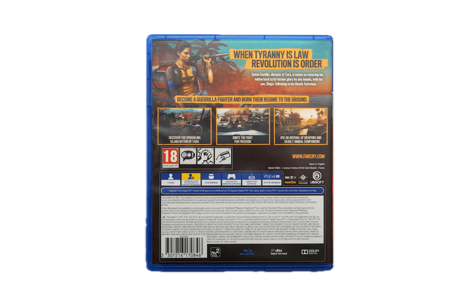 Far Cry 6 – PS4 (Brugt) – Back cover
