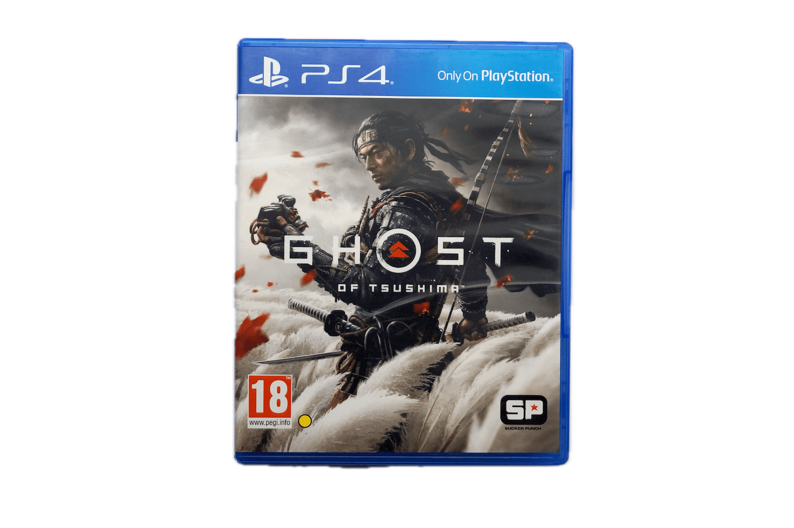 Ghost of Tsushima – PS4 (Brugt) – Alder: PEGI 18 – PlayStation 4 – Front cover