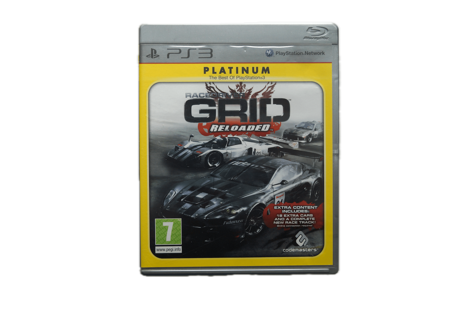 Race Driver: GRID Reloaded - PS3 (Brugt) – Front cover