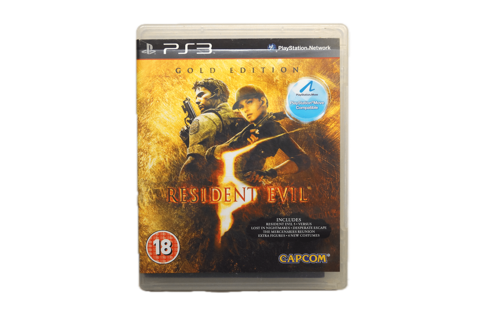 Resident Evil 5: Gold Edition – PS3 Move (Brugt) – Alder: PEGI 18 – PlayStation 3 – Front cover