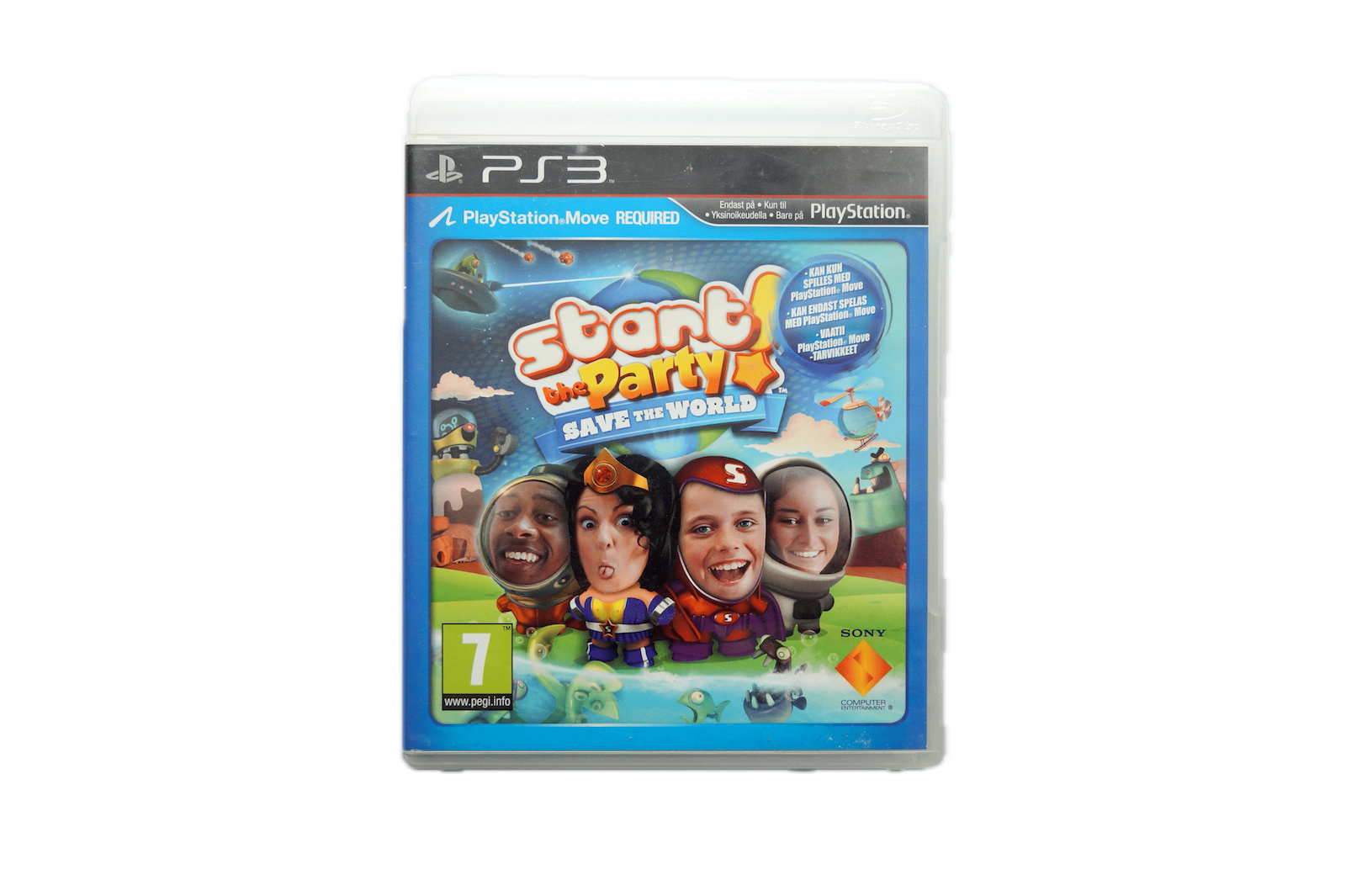 Start the Party! Save the World - PS3 Move (Brugt) – Front cover