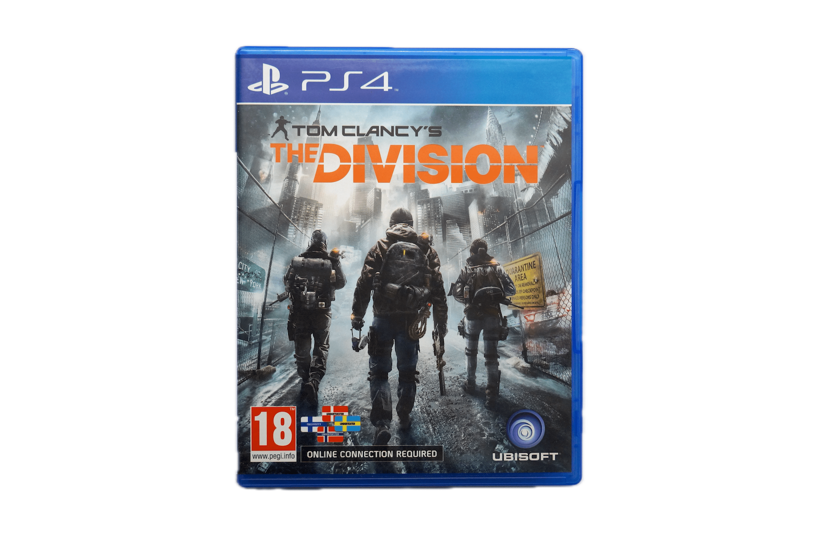 Tom Clancy’s The Division – PS4 (Brugt) – Alder: PEGI 18 – PlayStation 4 – Front cover