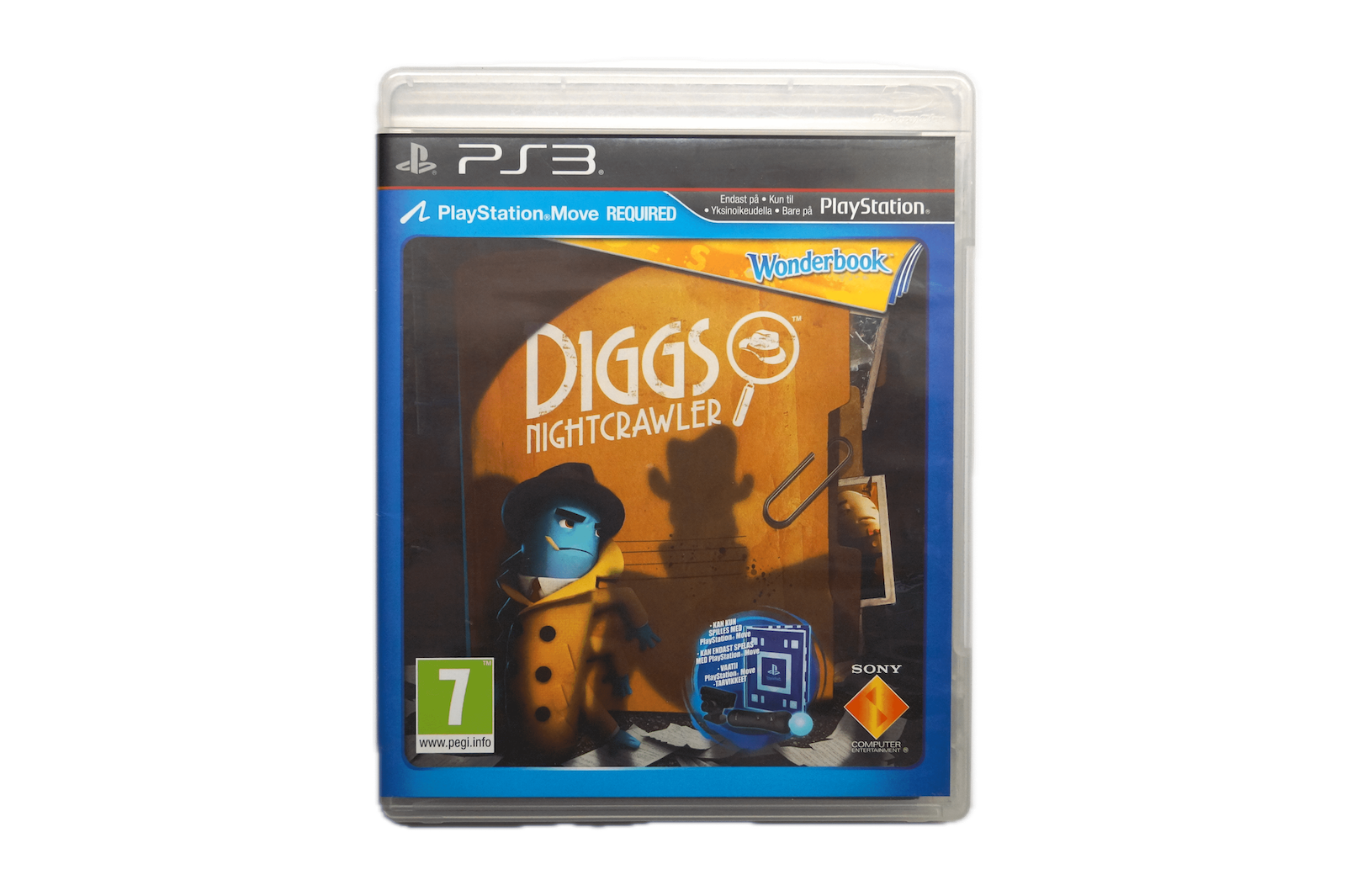 Wonderbook: Diggs Nightcrawler - PS3 Move (Brugt) – Front cover