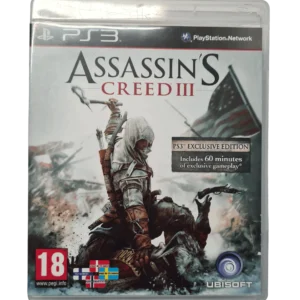 PS3 Assassins Creed III Cover