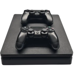 PlayStation 4 Slim 500GB + 2 controllere (Brugt)