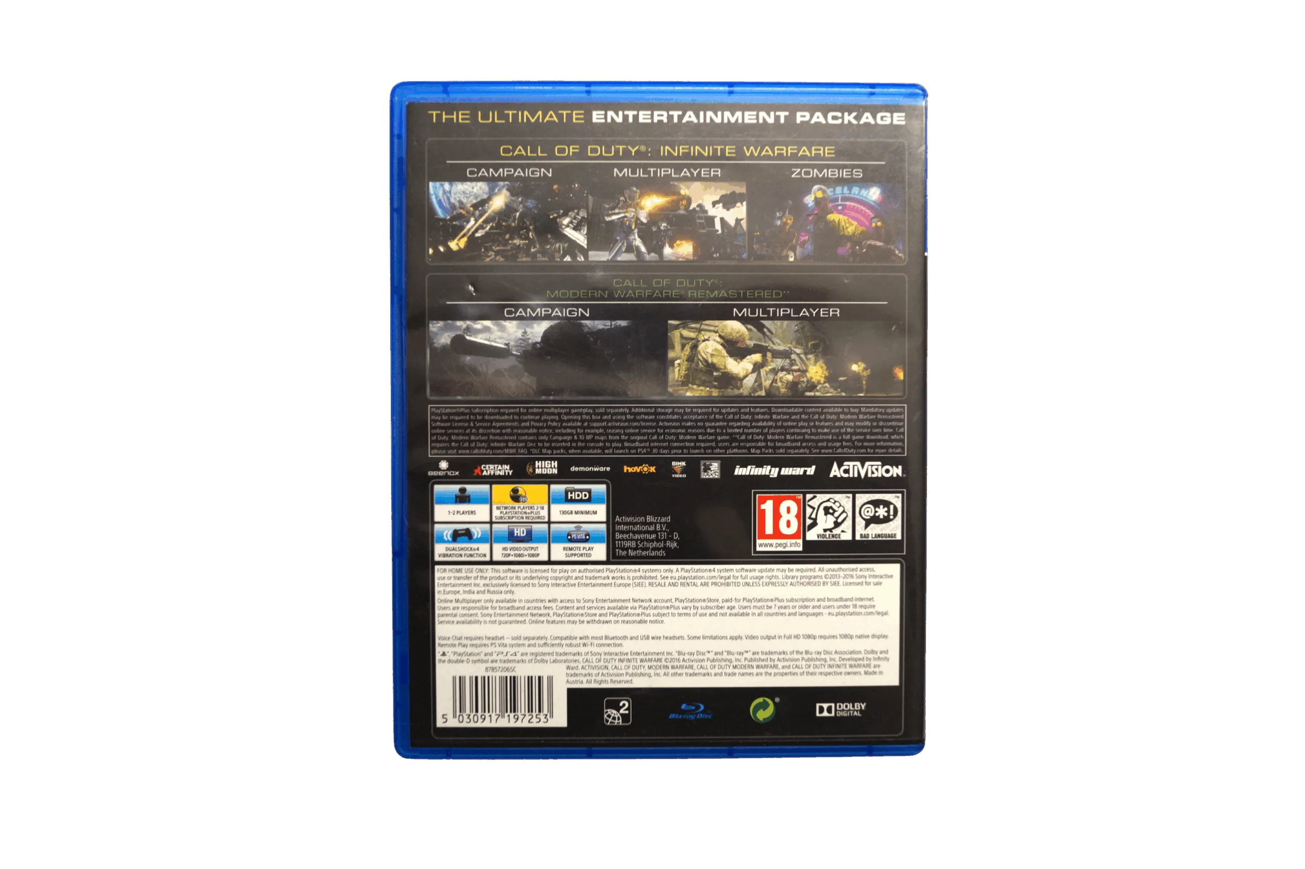 PS4 Call of Duty Infinite Warfare Cover
