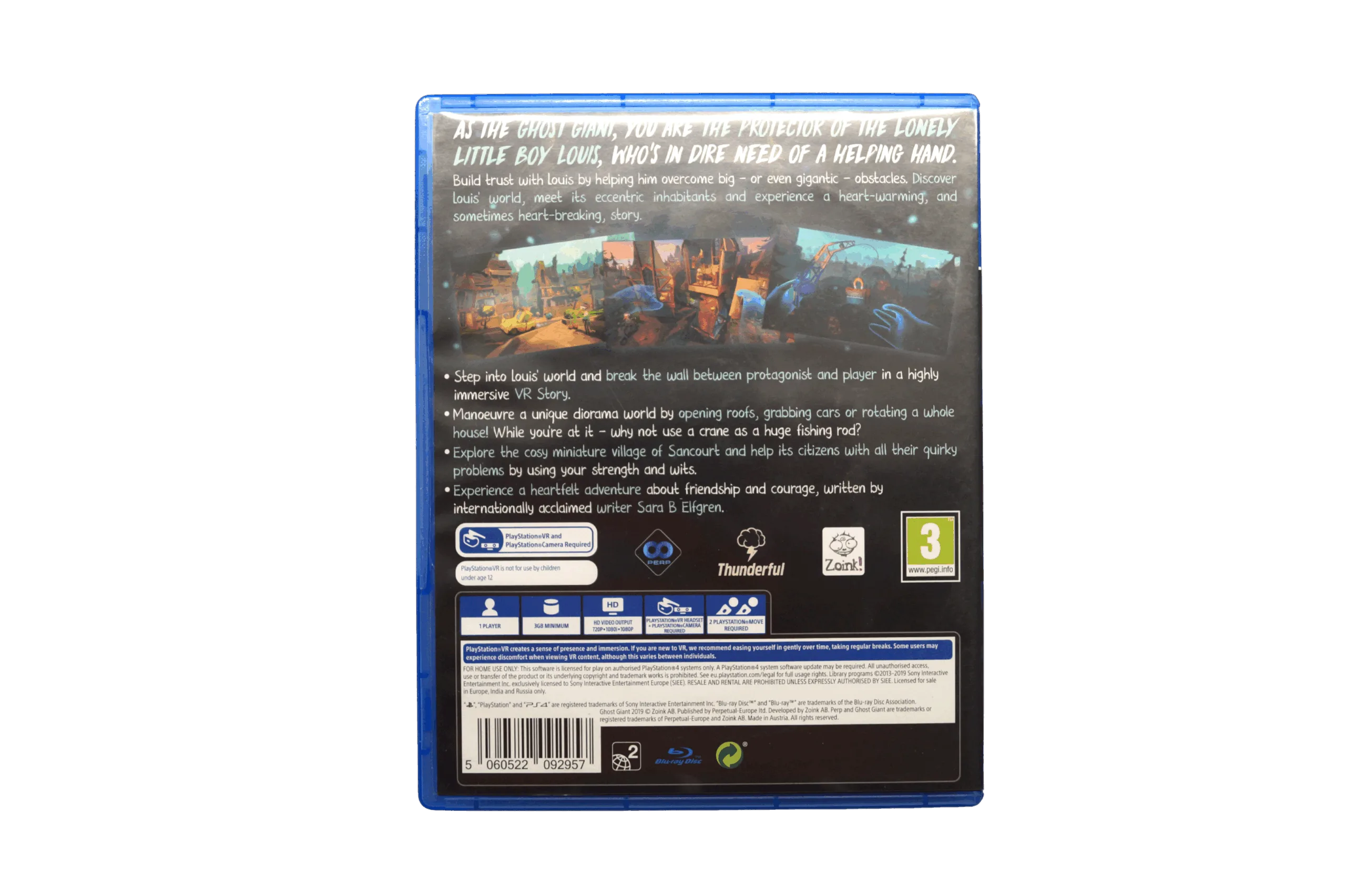 Ghost Giant – PS4 VR (Brugt) – Back cover