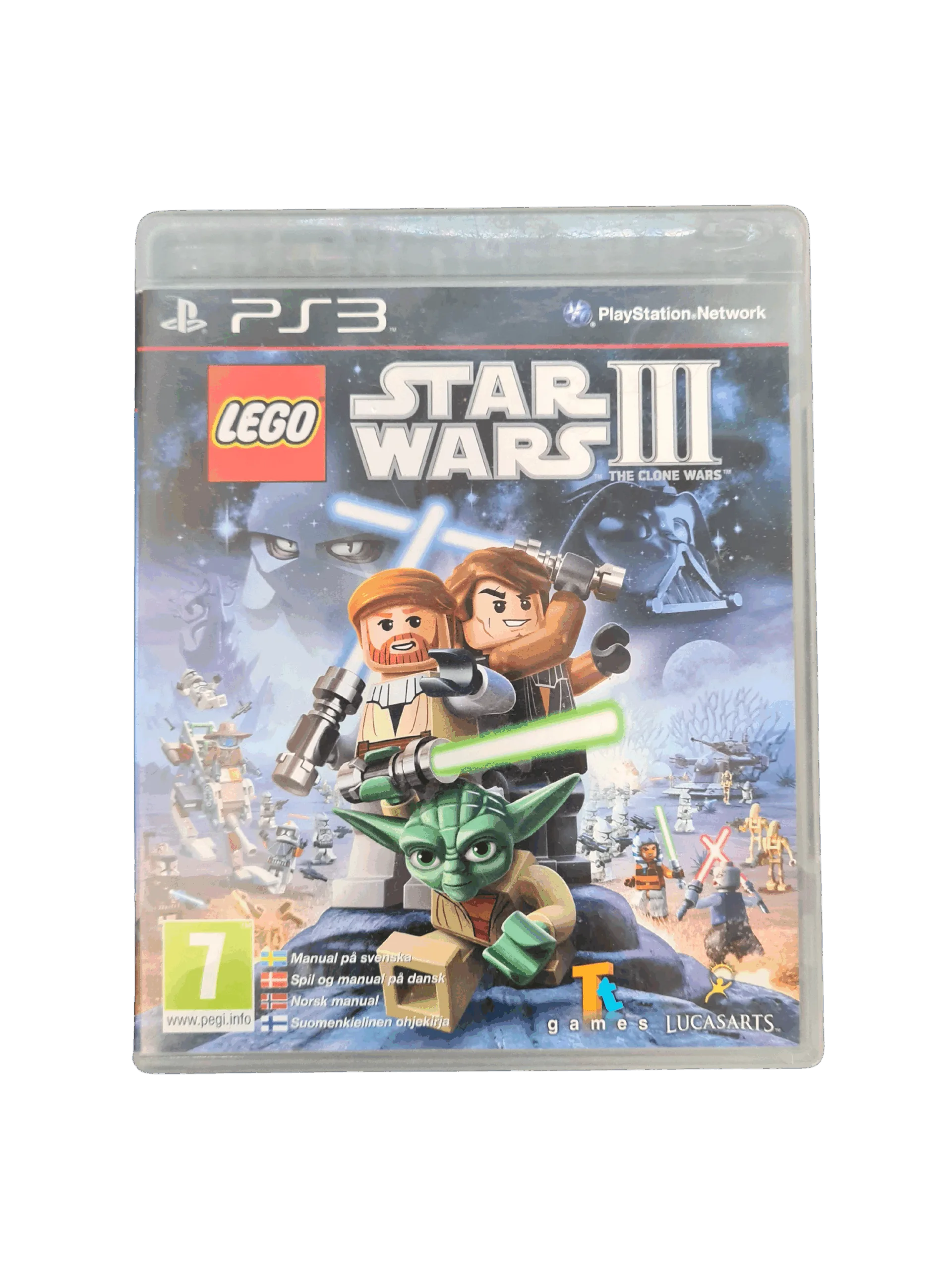 Lego Star Wars 3 - PS3 (Brugt) – Front cover