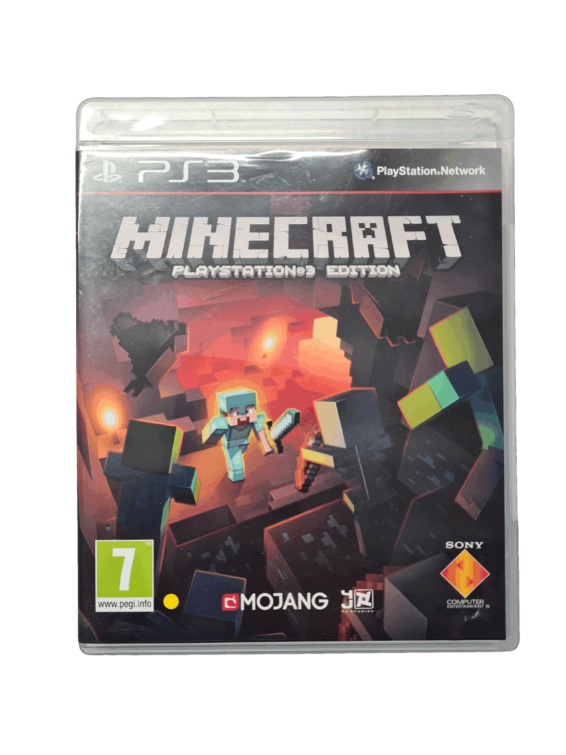 Minecraft Playstation 3 Edition - PS3 (Brugt) – Alder: PEGI 7 – PlayStation 3 – Front cover