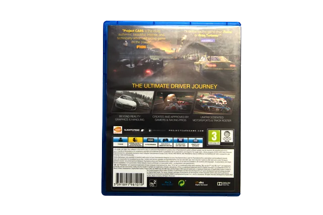 Project Cars – PS4 (Brugt) – Back cover