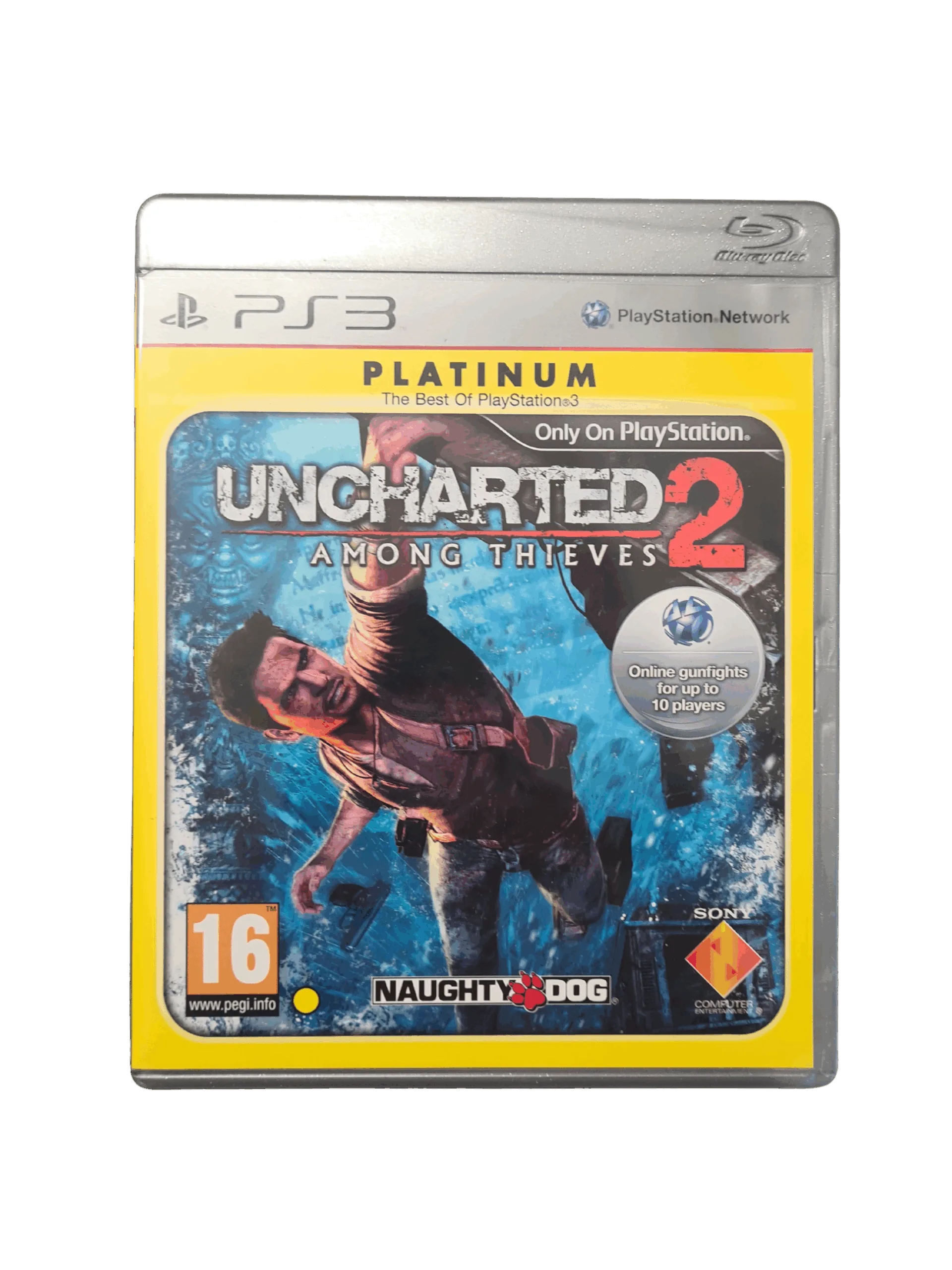 Uncharted 2: Among Thieves - PS3 (Brugt) – Alder: PEGI 16 – PlayStation 3 – Front cover