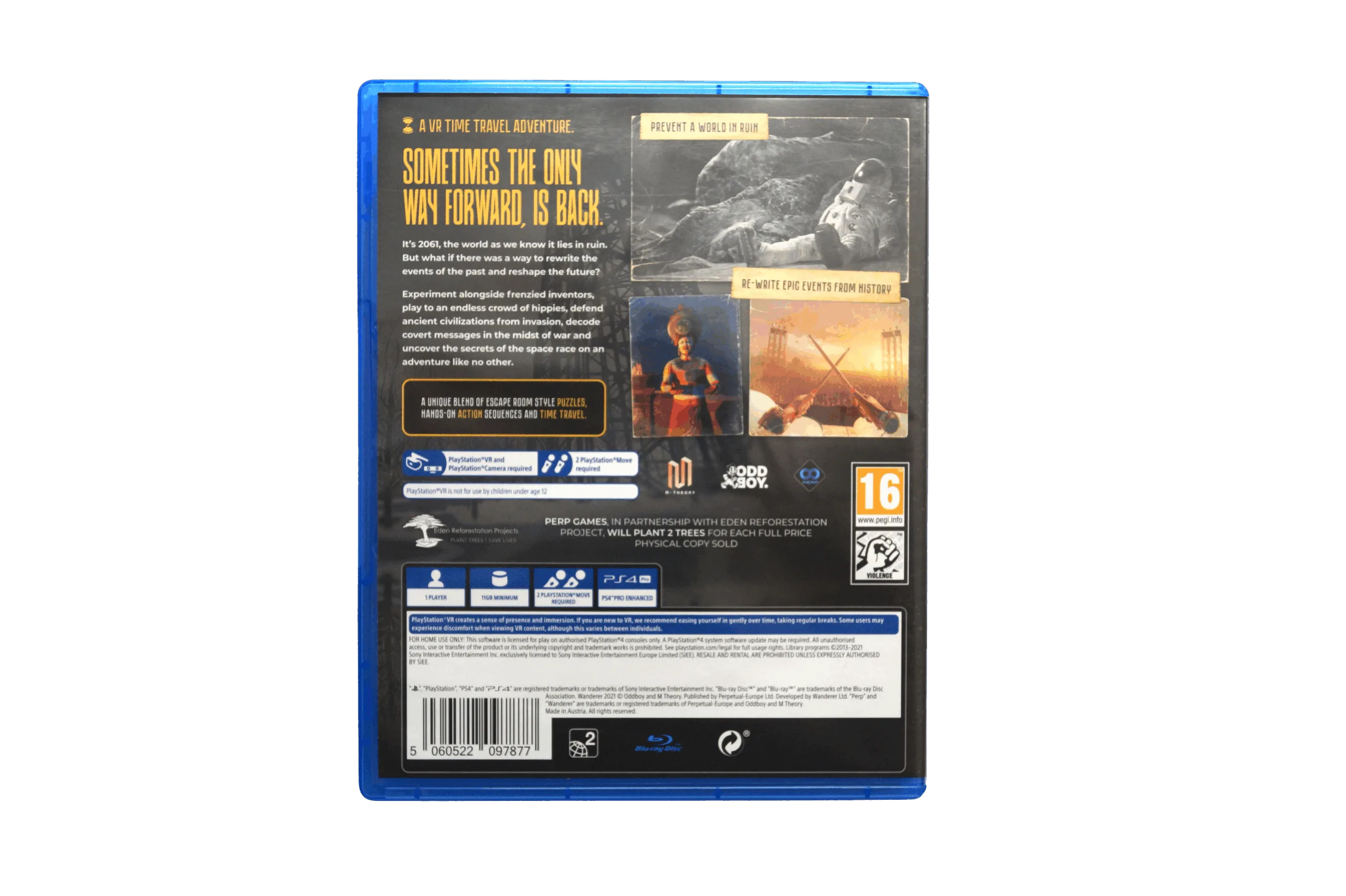 Wanderer – PS4 VR (Brugt) – Alder: PEGI 16 – PlayStation 4 – Back cover