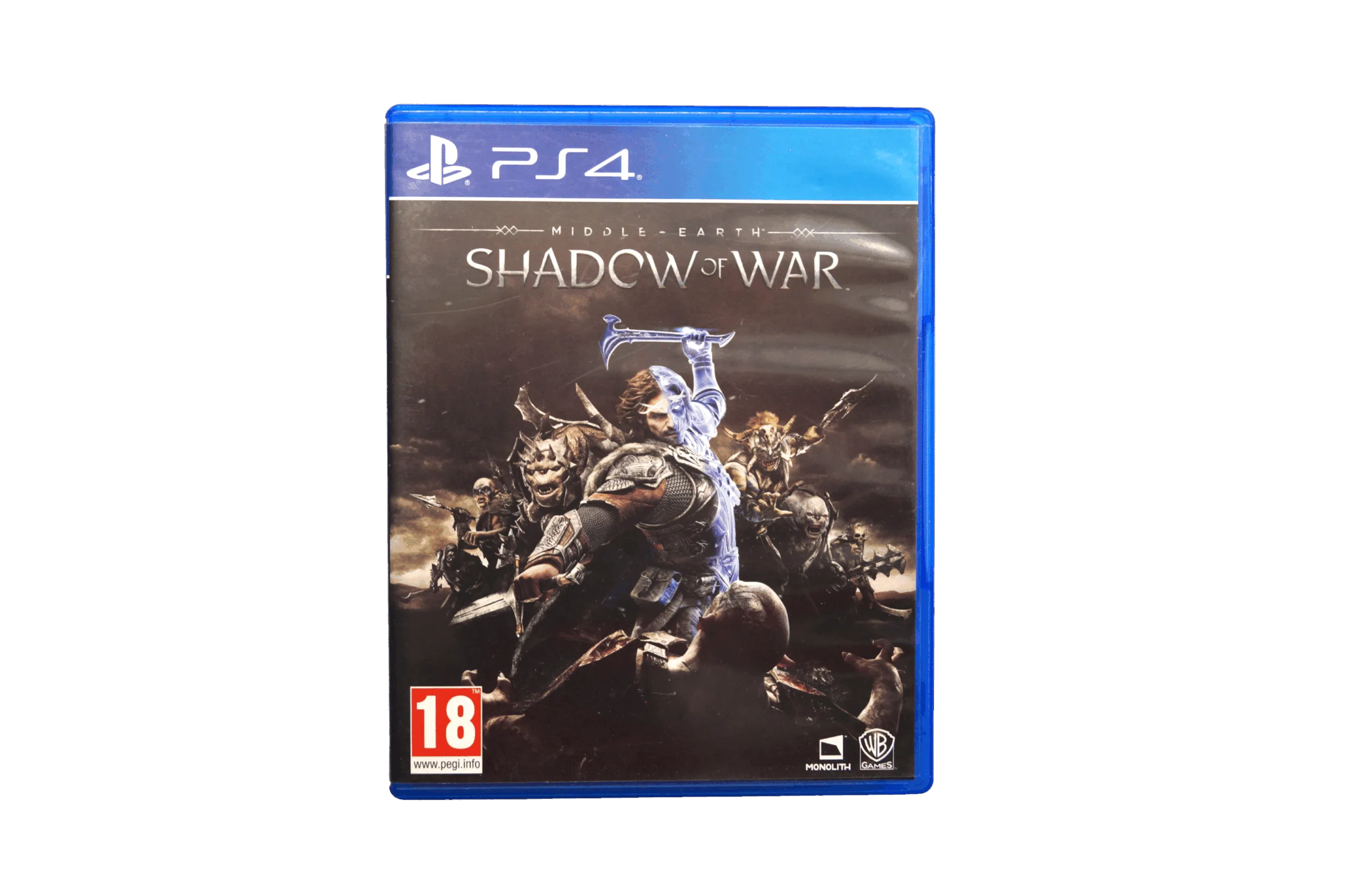 PS4 Middle Earth Shadow of War Cover