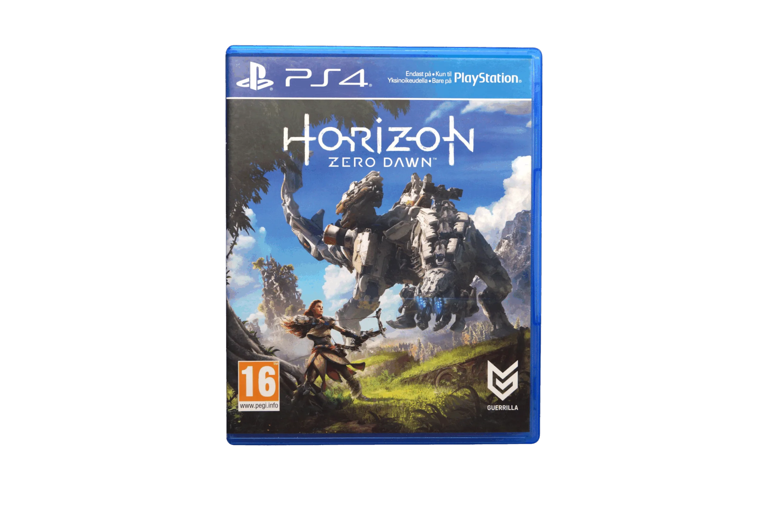 PS4 Horizon Zero Dawn cover