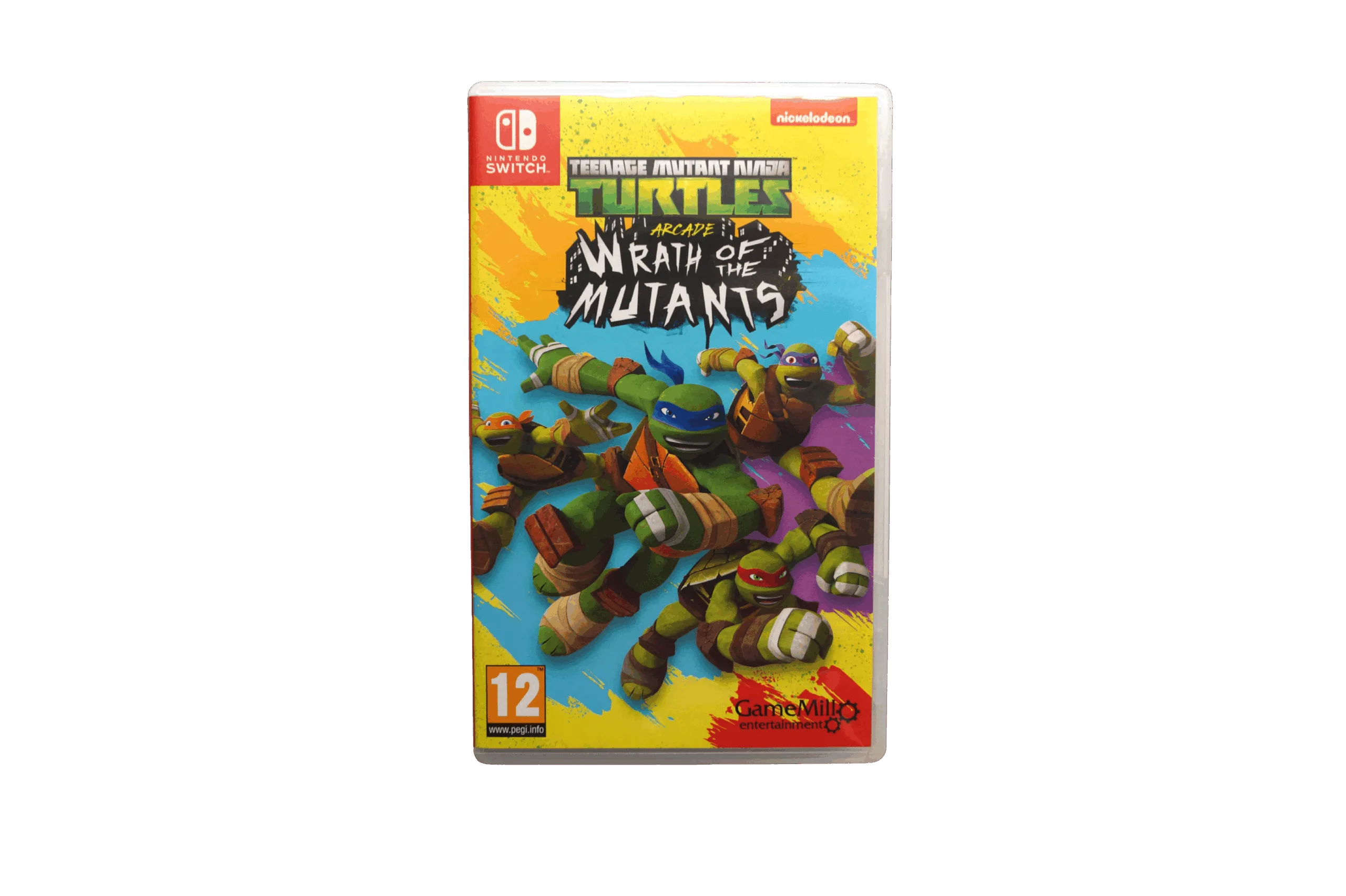 Nintendo Switch Teenage Mutant Nija Turtles Arcade Wrath of the Mutants Cover