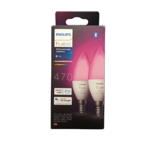 Philips Hue Color E14 B39 Kertepære – 2-Pak