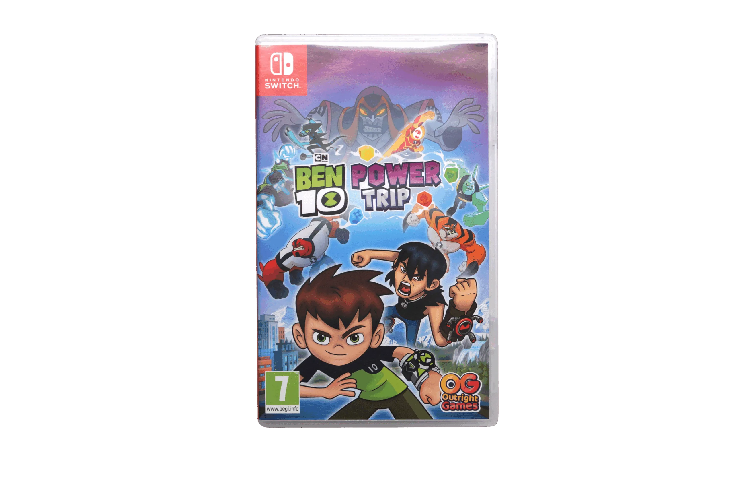 Ben 10: Power Trip – Nintendo Switch (Brugt) – Alder: PEGI 7 – Nintendo Switch – Front cover
