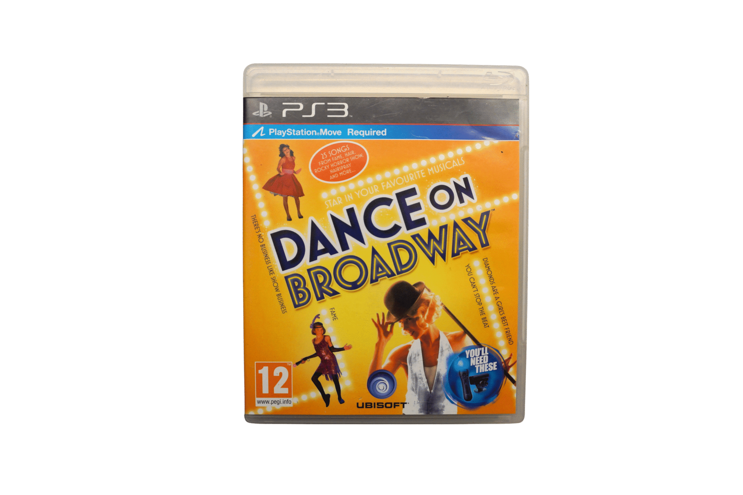 Dance on Broadway – PS3 Move (Brugt) – Alder: PEGI 3 – PlayStation 3 – Front cover