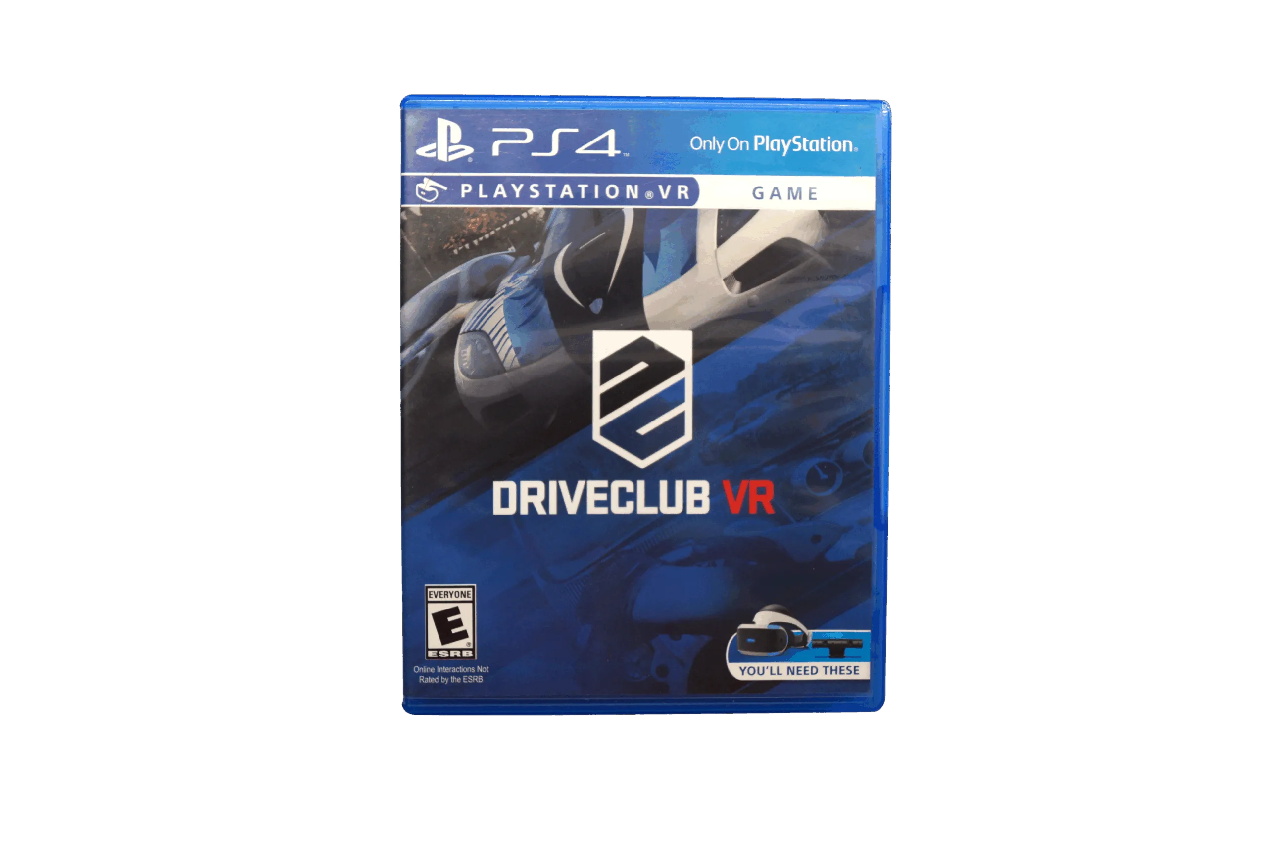 Driveclub VR – PS4 (Brugt) – Alder: PEGI 12 – PlayStation 4 – Front cover