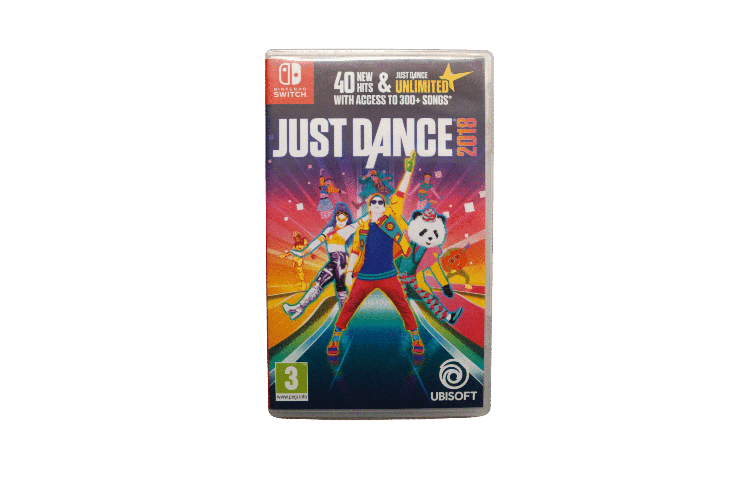 Just Dance 2018 – Nintendo Switch (Brugt) – Alder: PEGI 3 – Nintendo Switch – Front cover