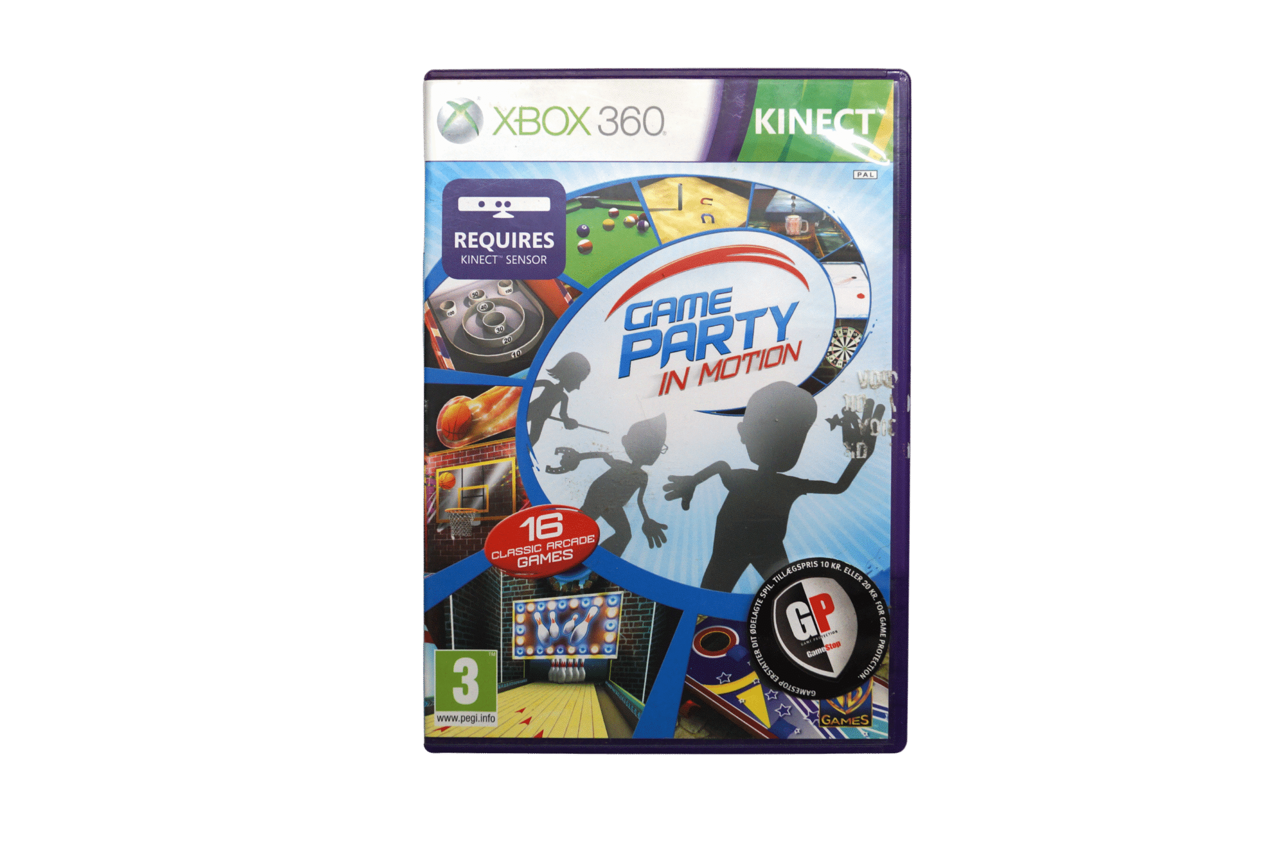 Kinect Game Party: In Motion - Xbox 360 (Brugt) – Alder: PEGI 3 – Xbox 360 – Front cover