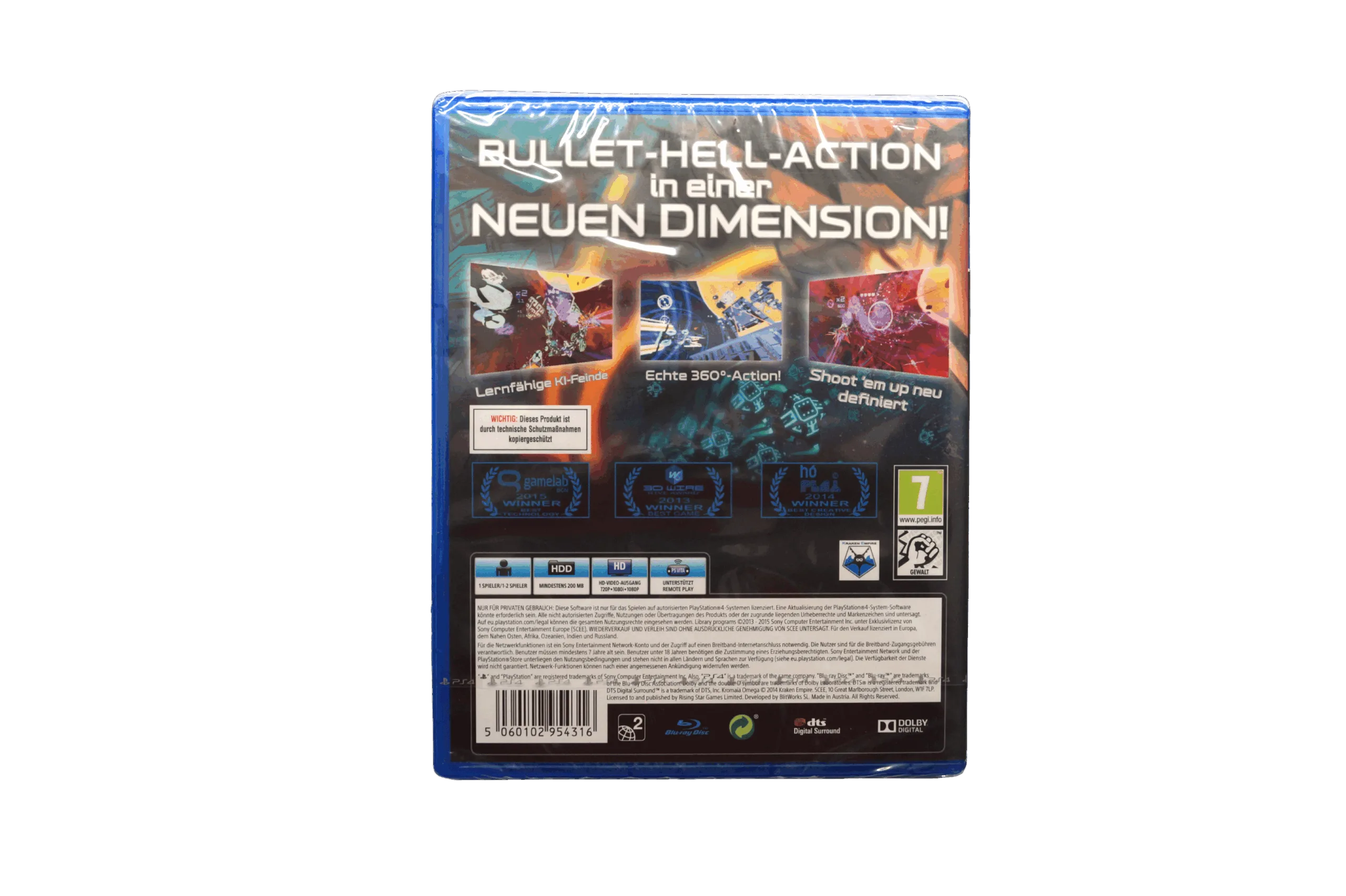 Kromaia Omega – PS4 (Ny) – Back cover