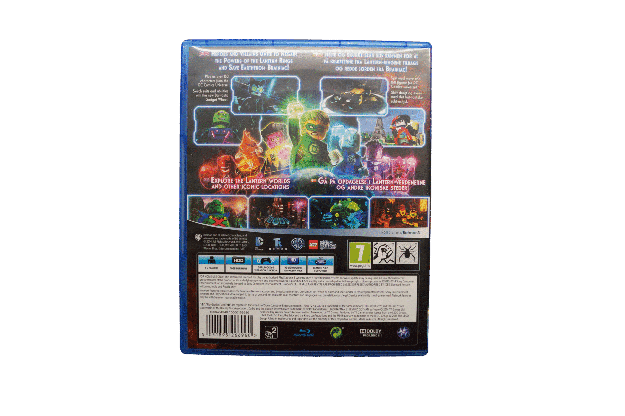 LEGO Batman 3: Beyond Gotham – PS4 (Brugt) – Back cover