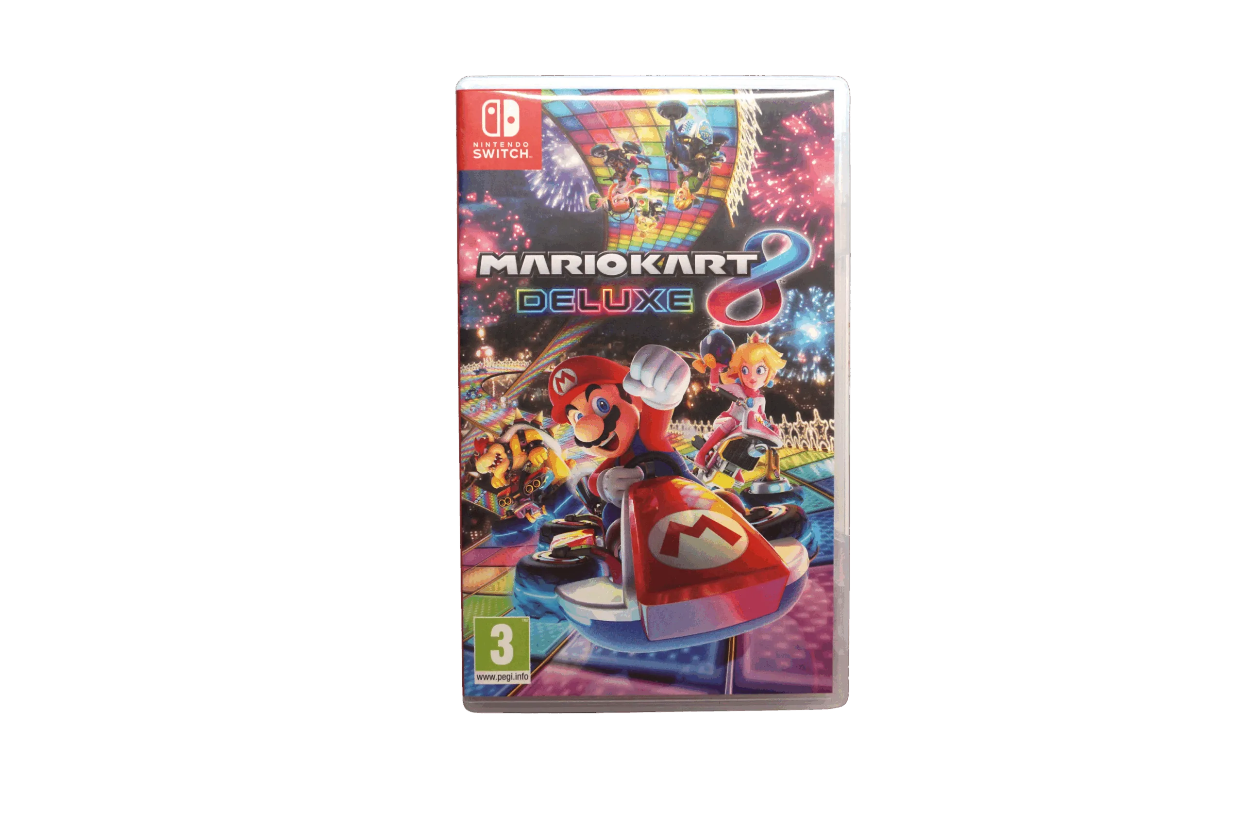 Mario Kart 8 Deluxe – Nintendo Switch (Brugt) – Alder: PEGI 3 – Nintendo Switch – Front cover