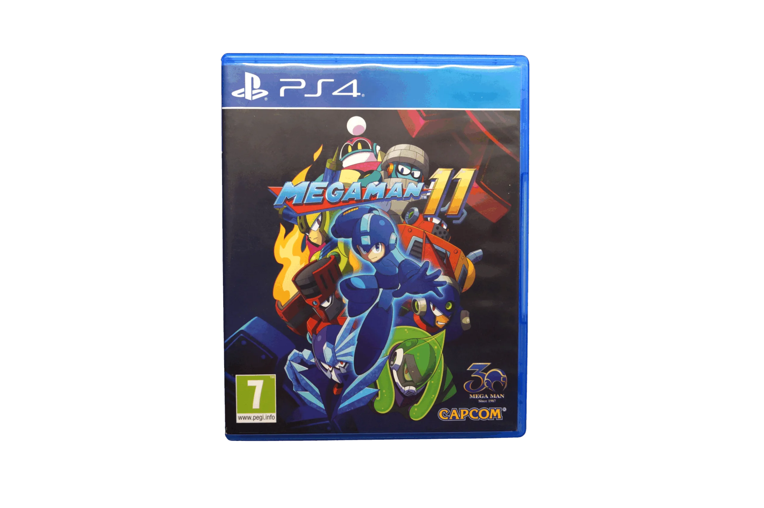 Mega Man 11 – PS4 (Brugt) – Alder: PEGI 7 – PlayStation 4 – Front cover