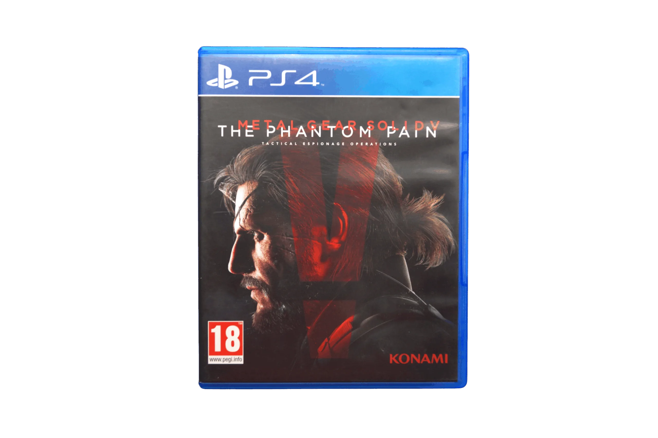 Metal Gear Solid V: The Phantom Pain – PS4 (Brugt) – Alder: PEGI 18 – PlayStation 4 – Front cover