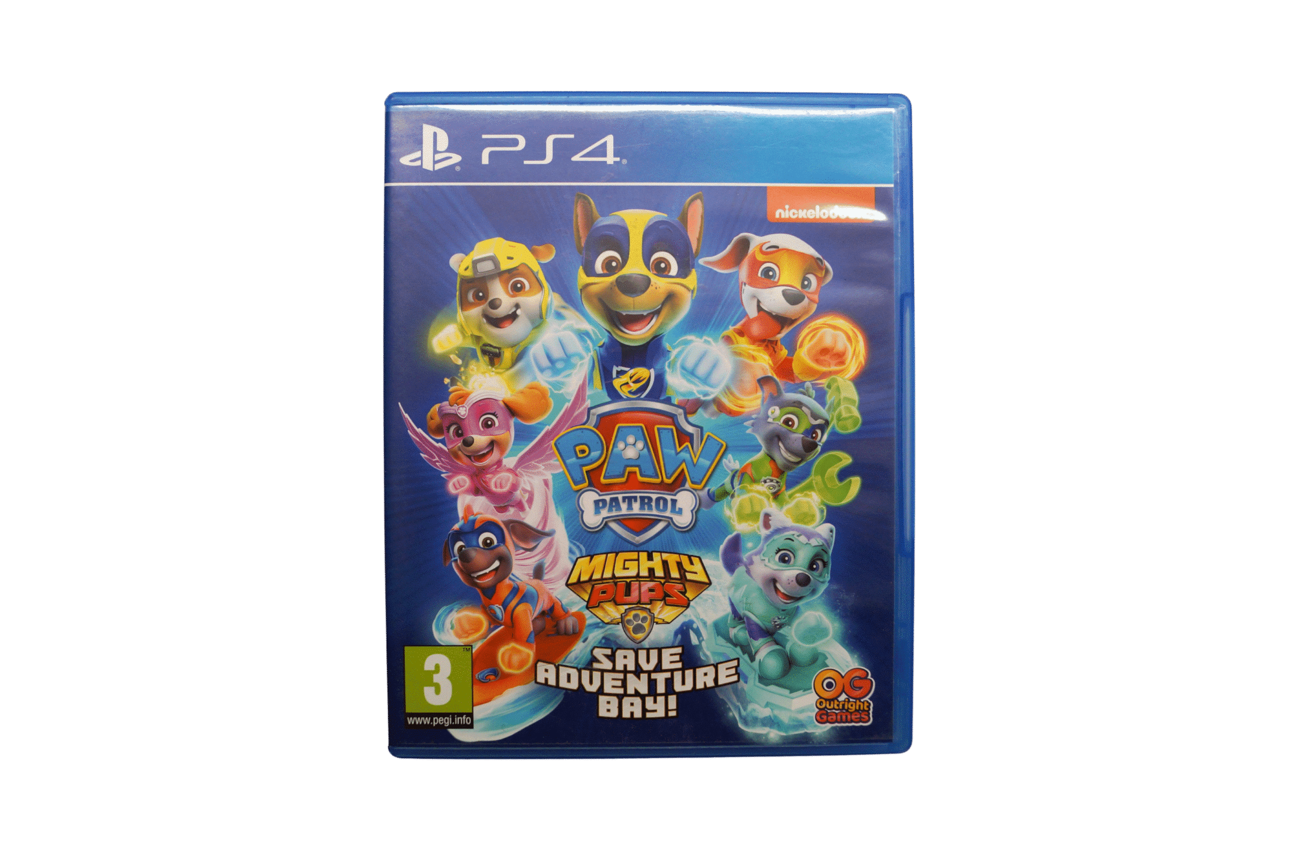 Paw Patrol: Mighty Pups Save Adventure Bay! – PS4 (Brugt) – Front cover