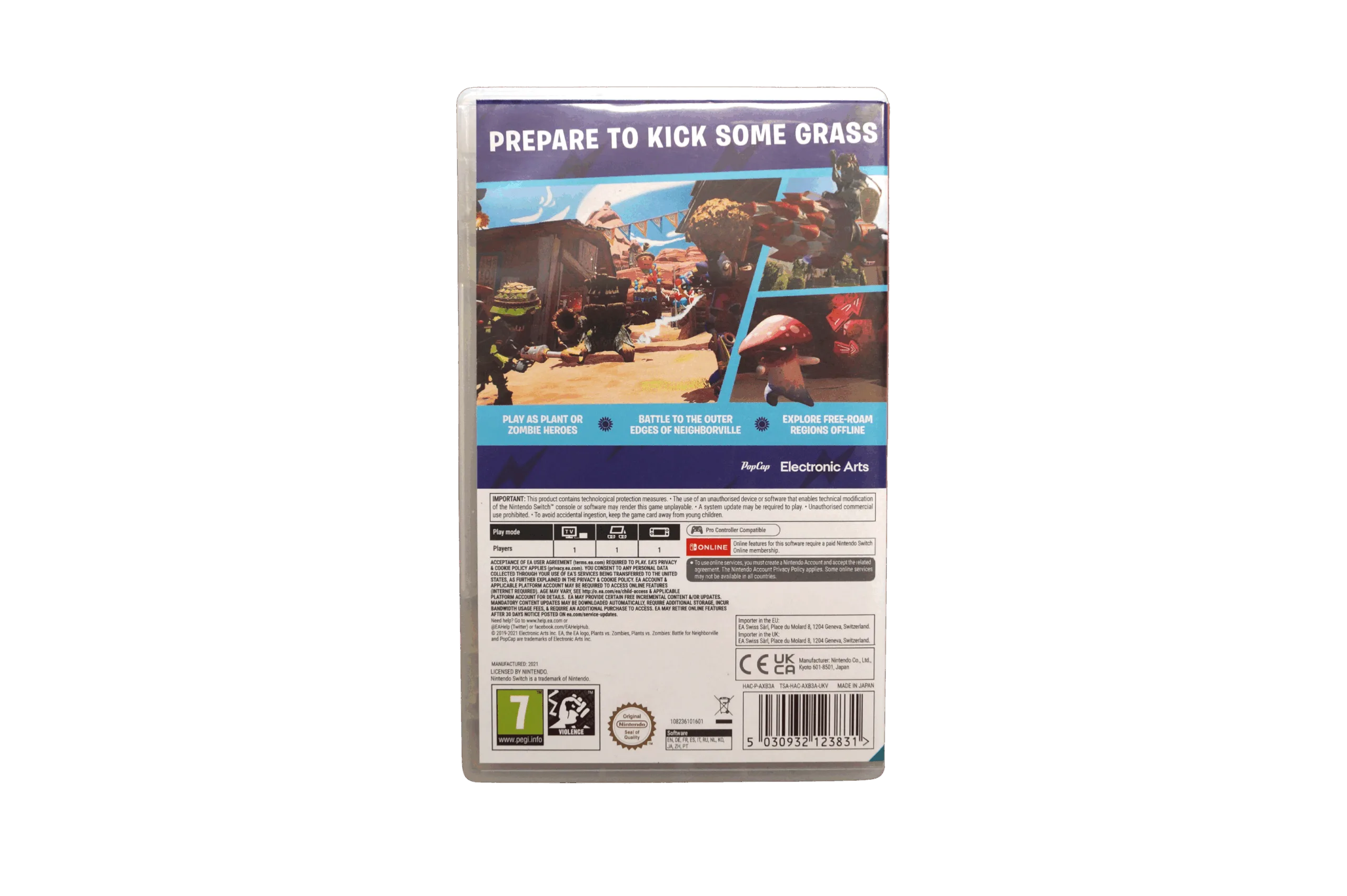 Plants vs Zombies Battle for Neighborville Complete Edition – Nintendo Switch (Brugt) – Back cover