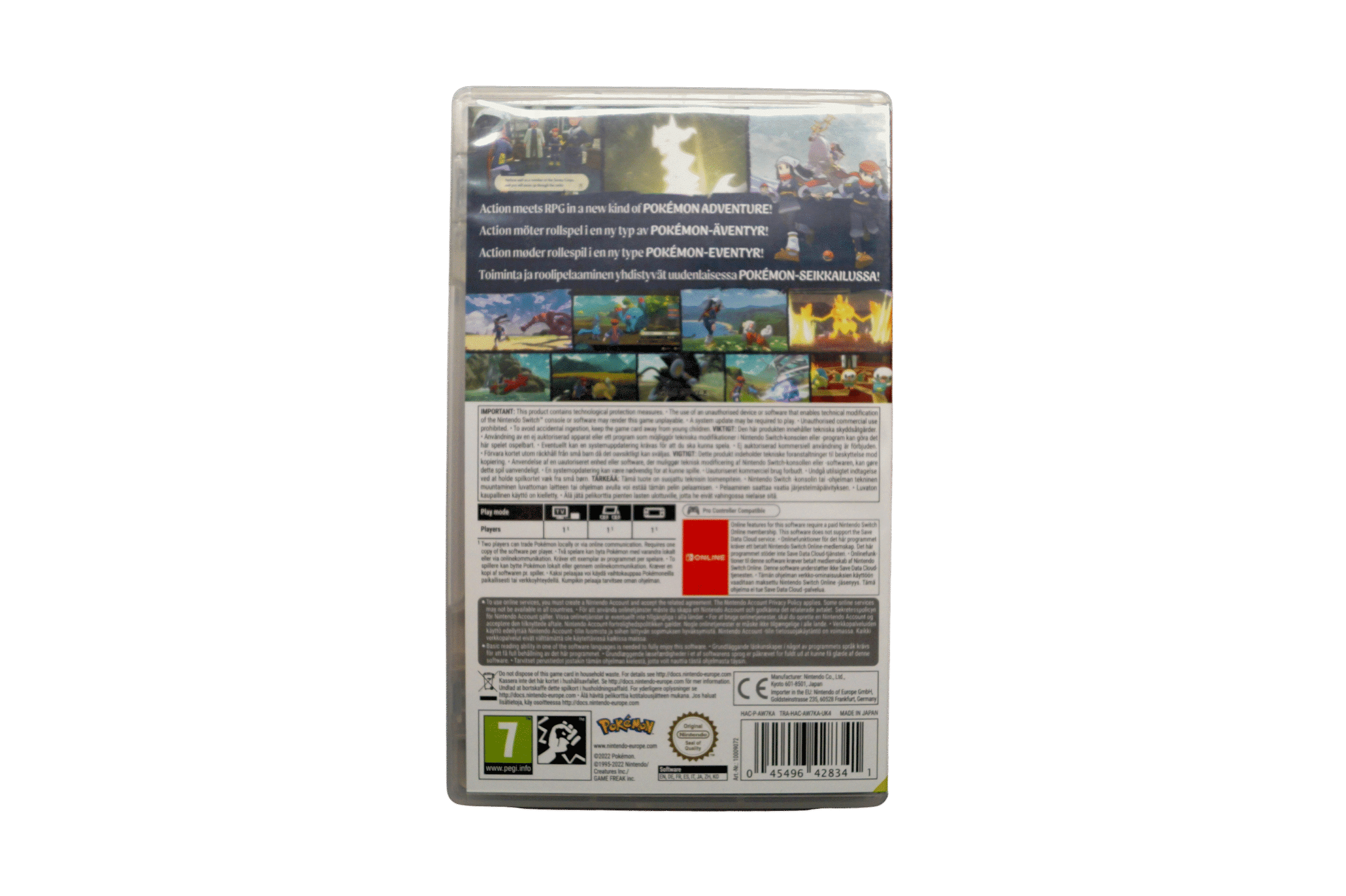 Pokémon Legends: Arceus – Nintendo Switch (Brugt) – Back cover