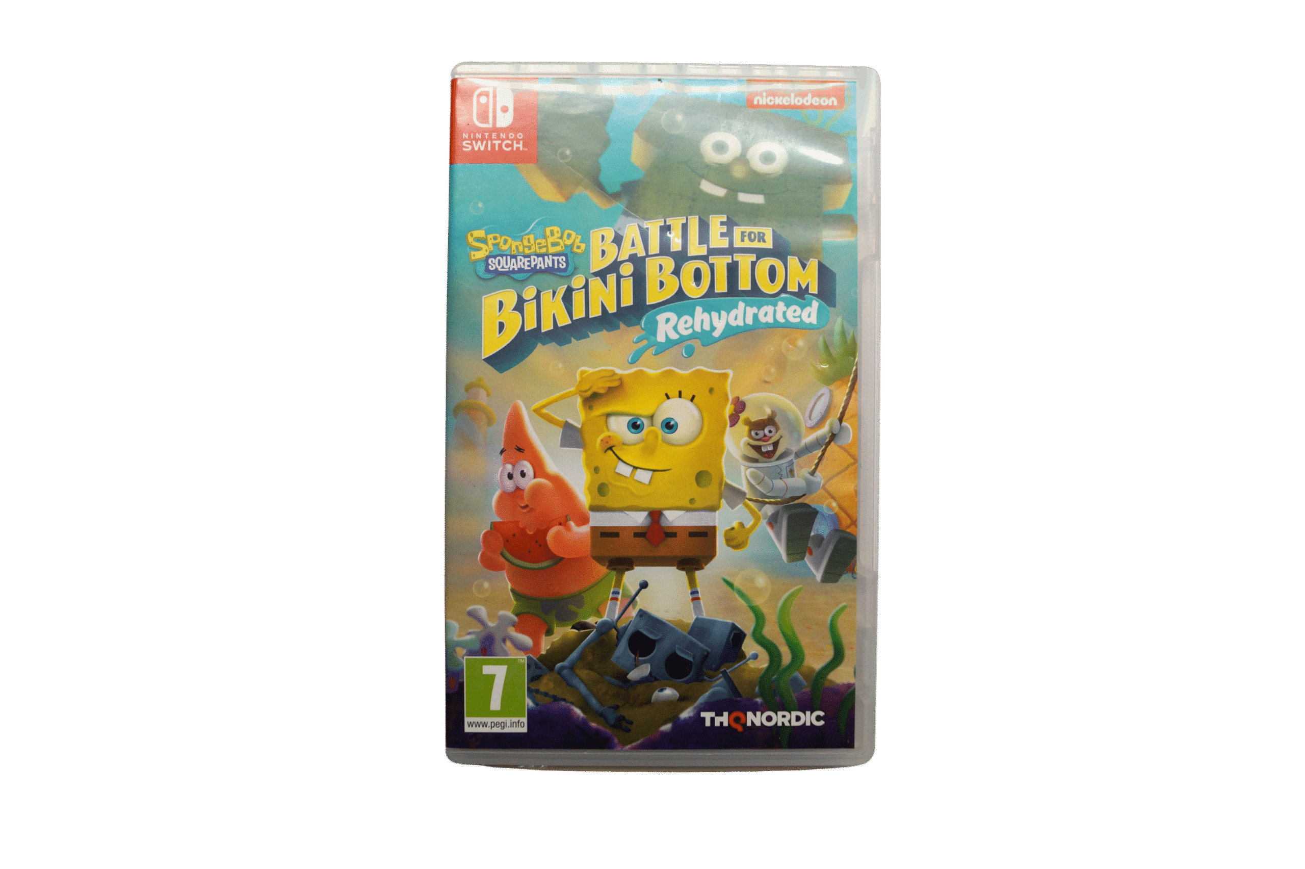 SpongeBob SquarePants: Battle for Bikini Bottom – Rehydrated – Nintendo Switch (Brugt) – Alder: PEGI 7 – Nintendo Switch – Front cover