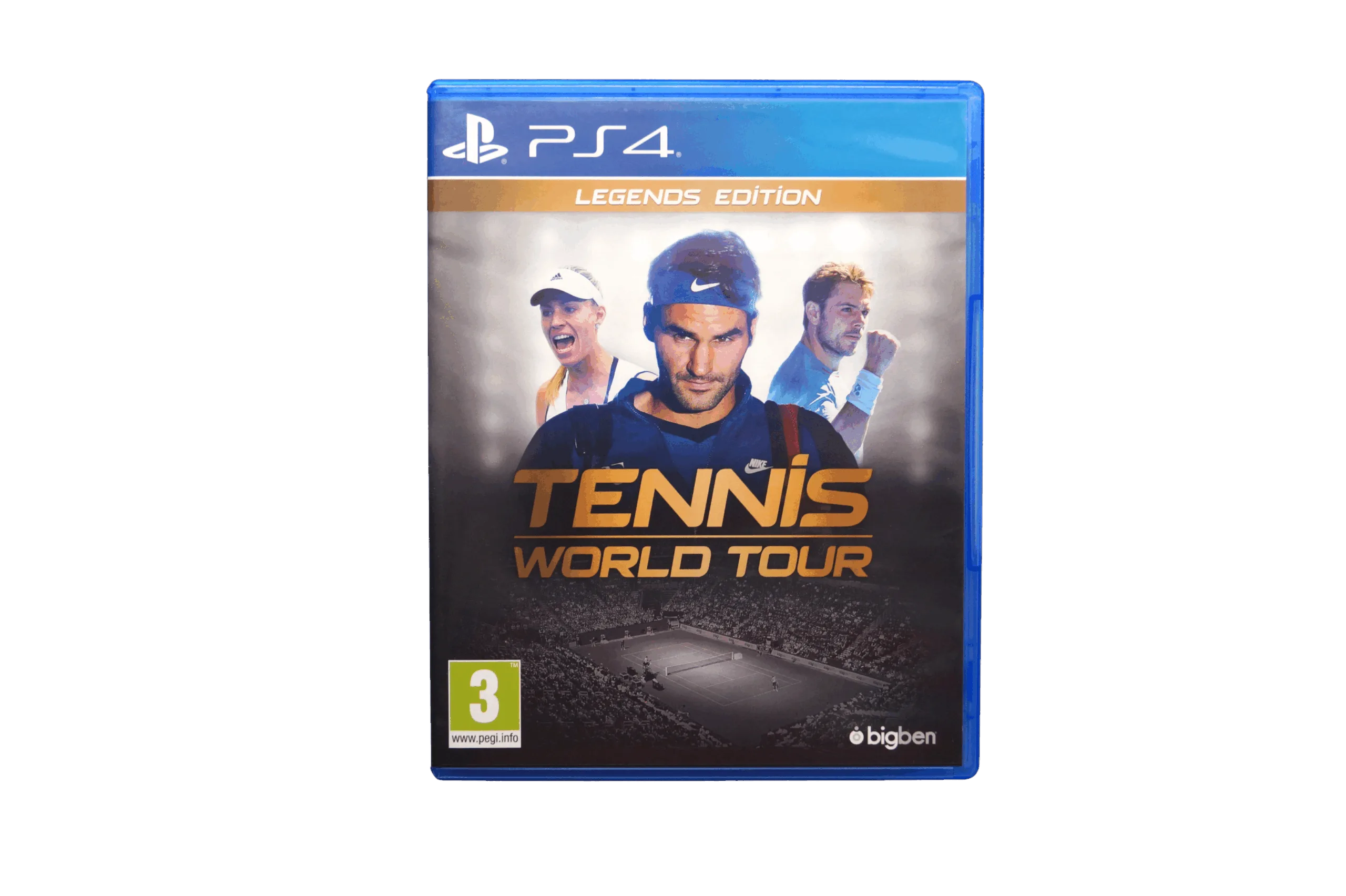 Tennis World Tour – Legends Edition – PS4 (Brugt) – Alder: PEGI 3 – PlayStation 4 – Front cover