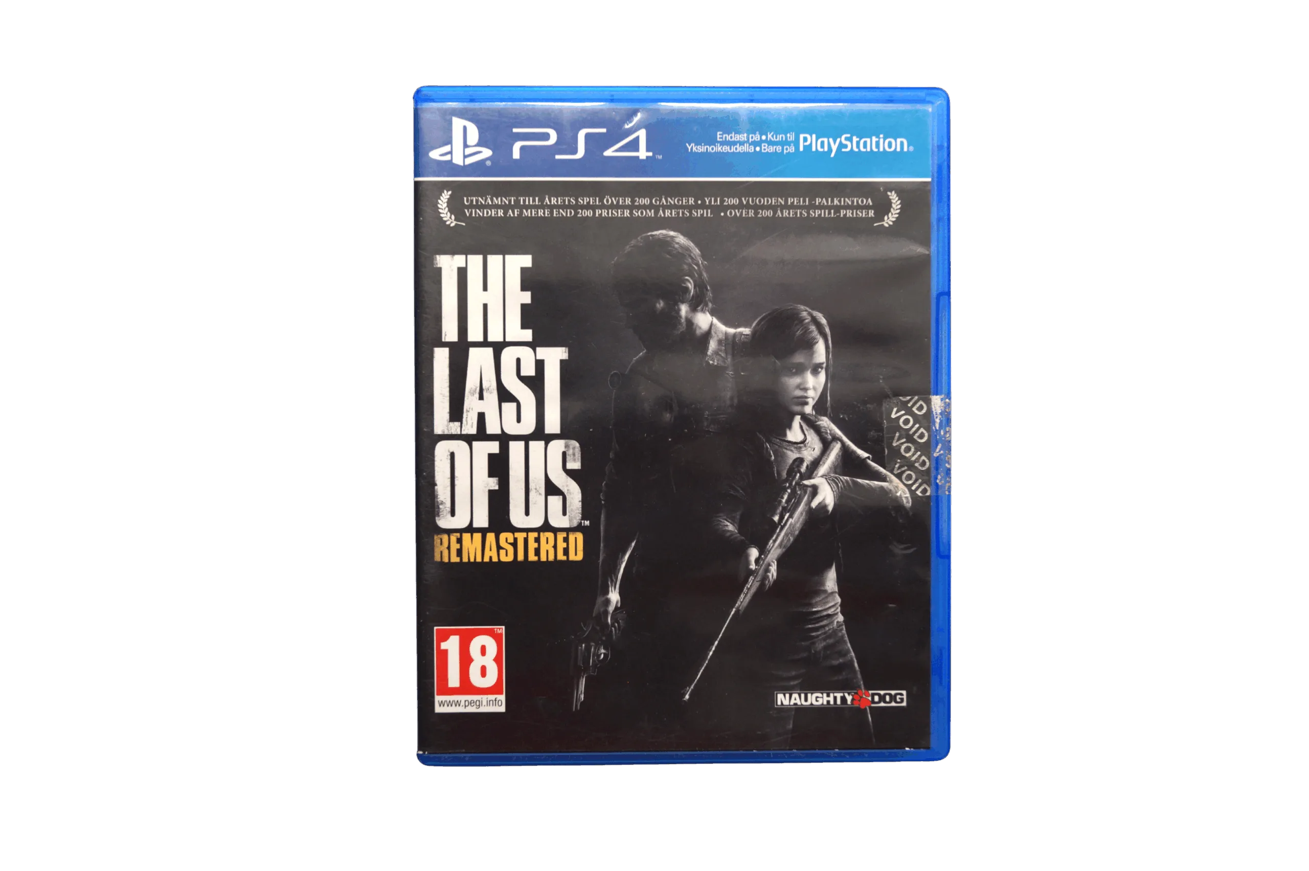 The Last of Us Remastered – PS4 (Brugt) – Alder: PEGI 18 – PlayStation 4 – Front cover