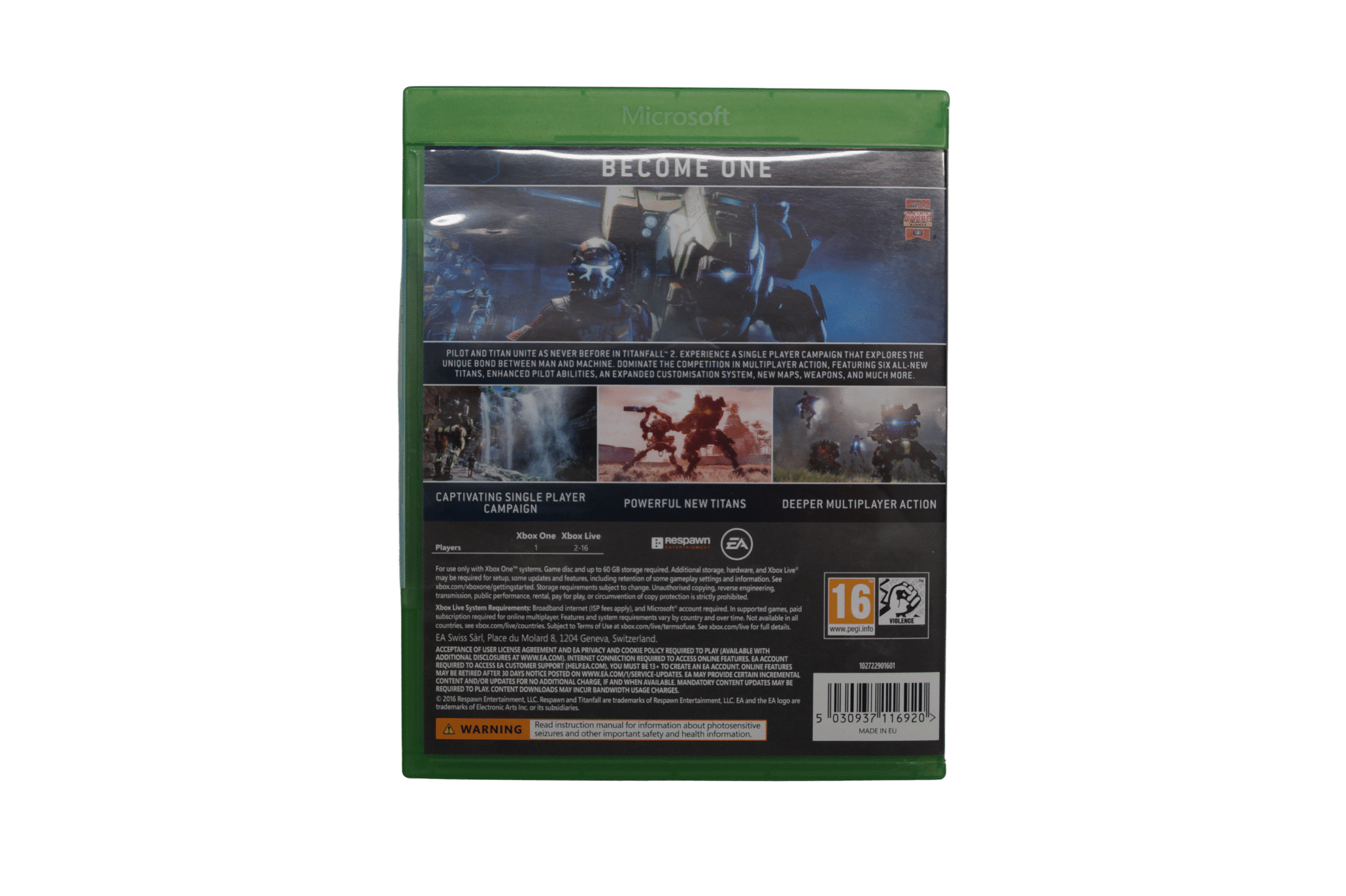 Titanfall 2 - Xbox One (Brugt) – Back cover