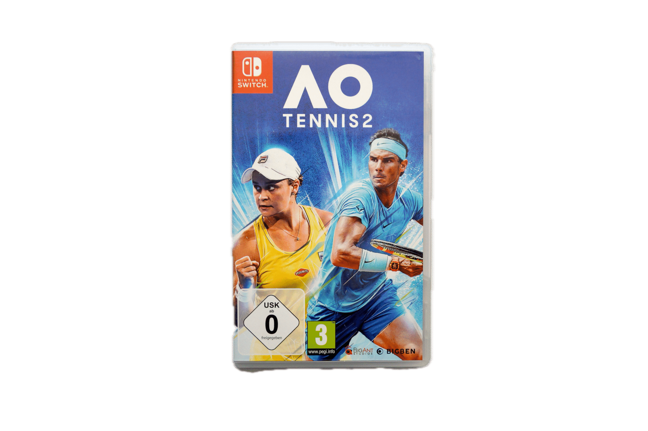 AO Tennis 2 – Nintendo Switch (Brugt) – Alder: PEGI 3 – Nintendo Switch – Front cover